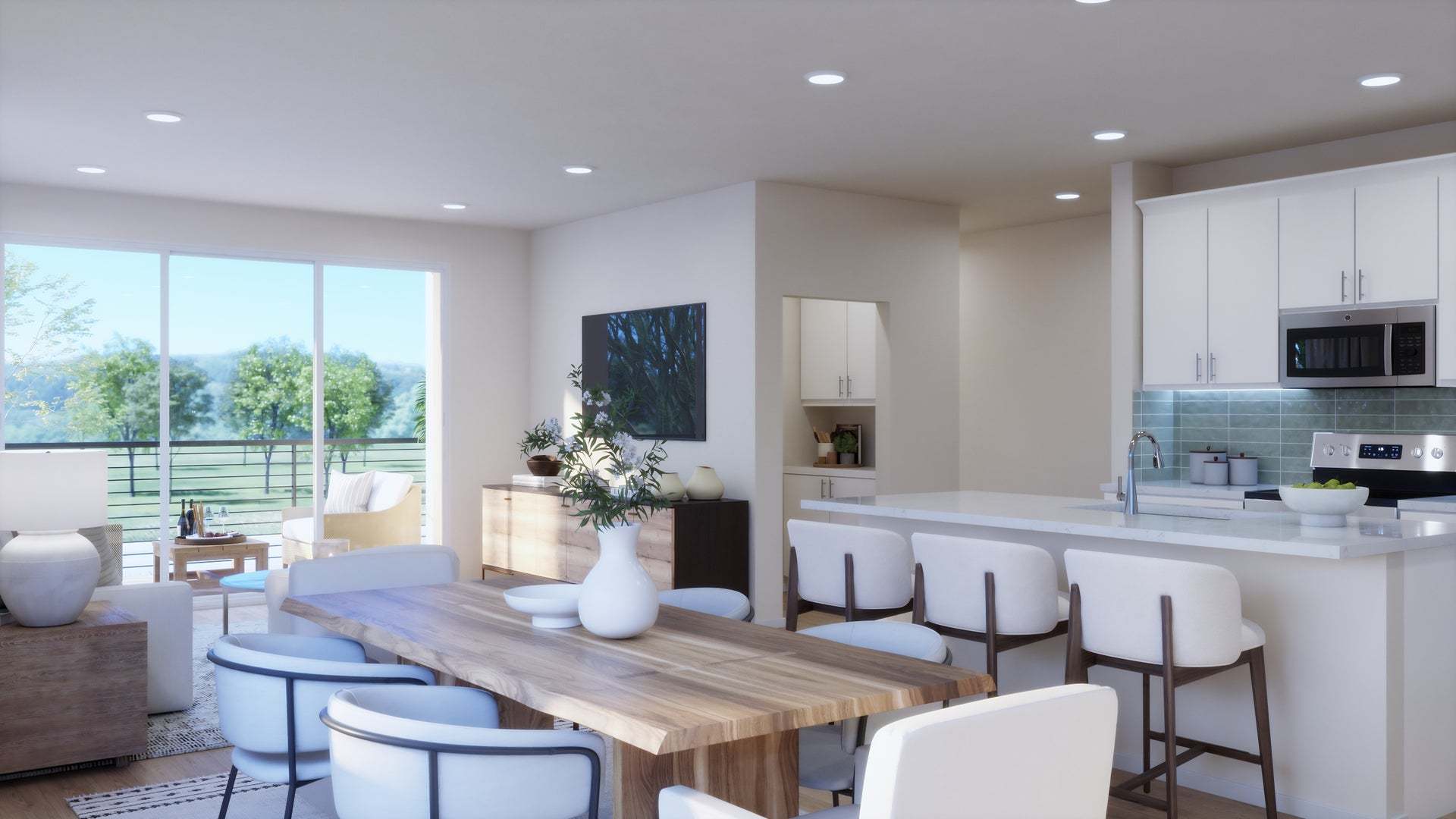 Petal at Florita | Plan 3 | Dining Room | Rendering