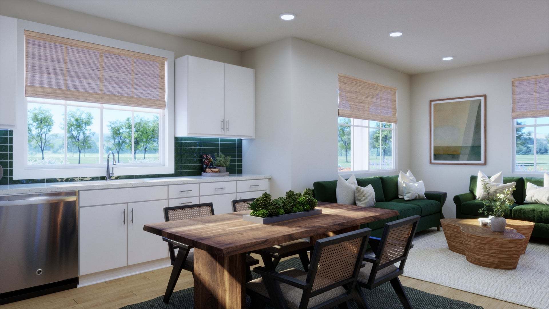 Bloom at Florita | Plan 1 | Kitchen | Rendering