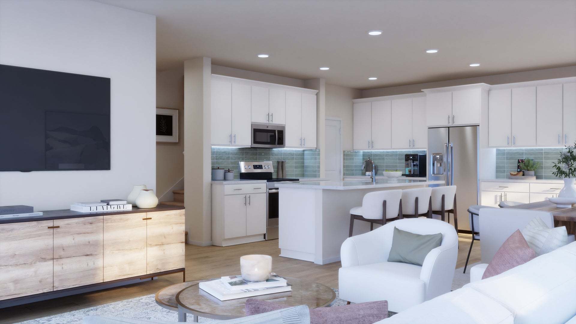 Petal at Florita | Plan 3 | Kitchen | Rendering