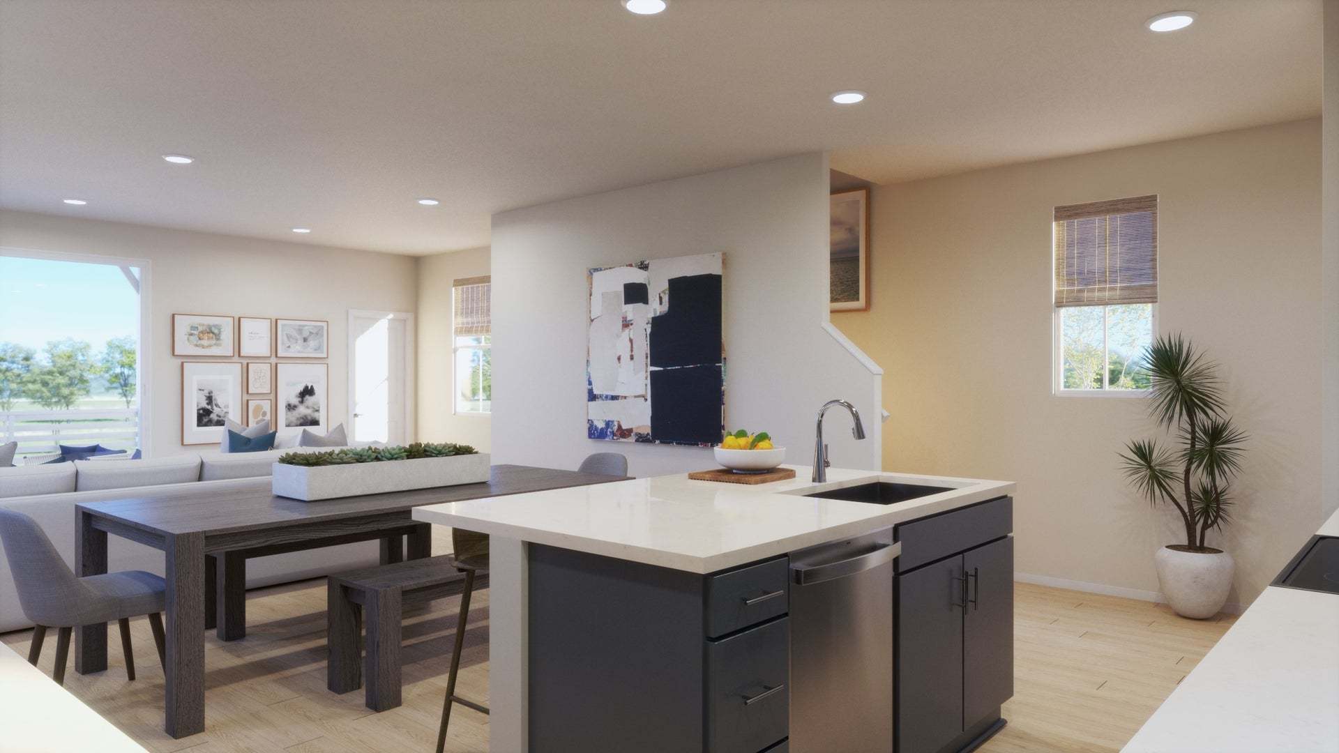 Bloom at Florita | Plan 3 | Dining Room | Rendering