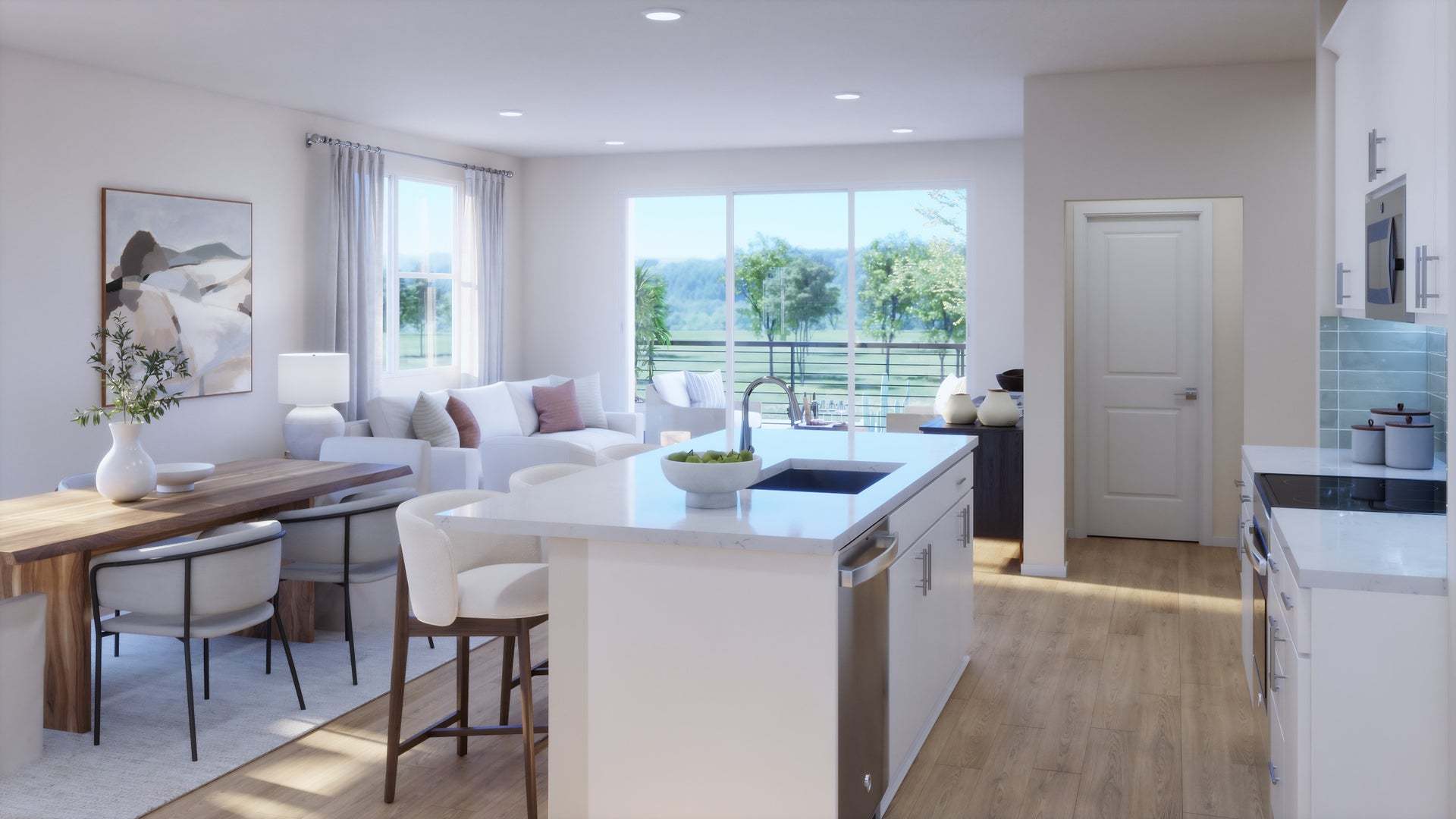Petal at Florita | Plan 3 | Kitchen | Rendering