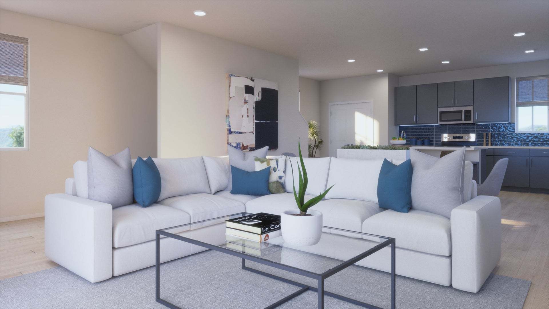 Bloom at Florita | Plan 3 | Great Room | Rendering
