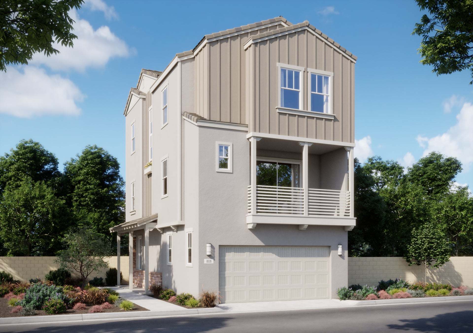 Bloom at Florita | Plan 3XC | Cottage | Exterior Rendering