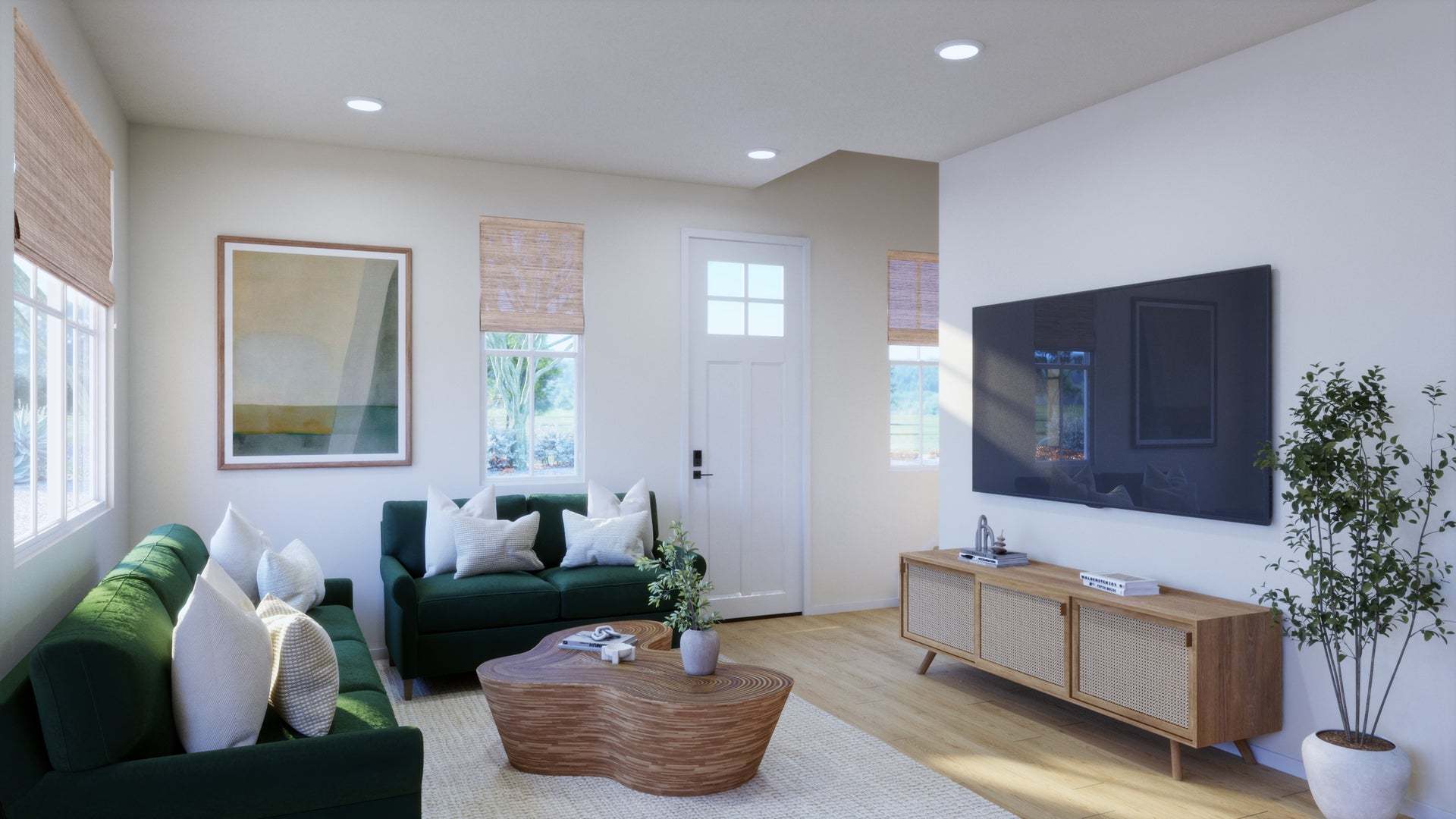Bloom at Florita | Plan 1 | Great Room | Rendering