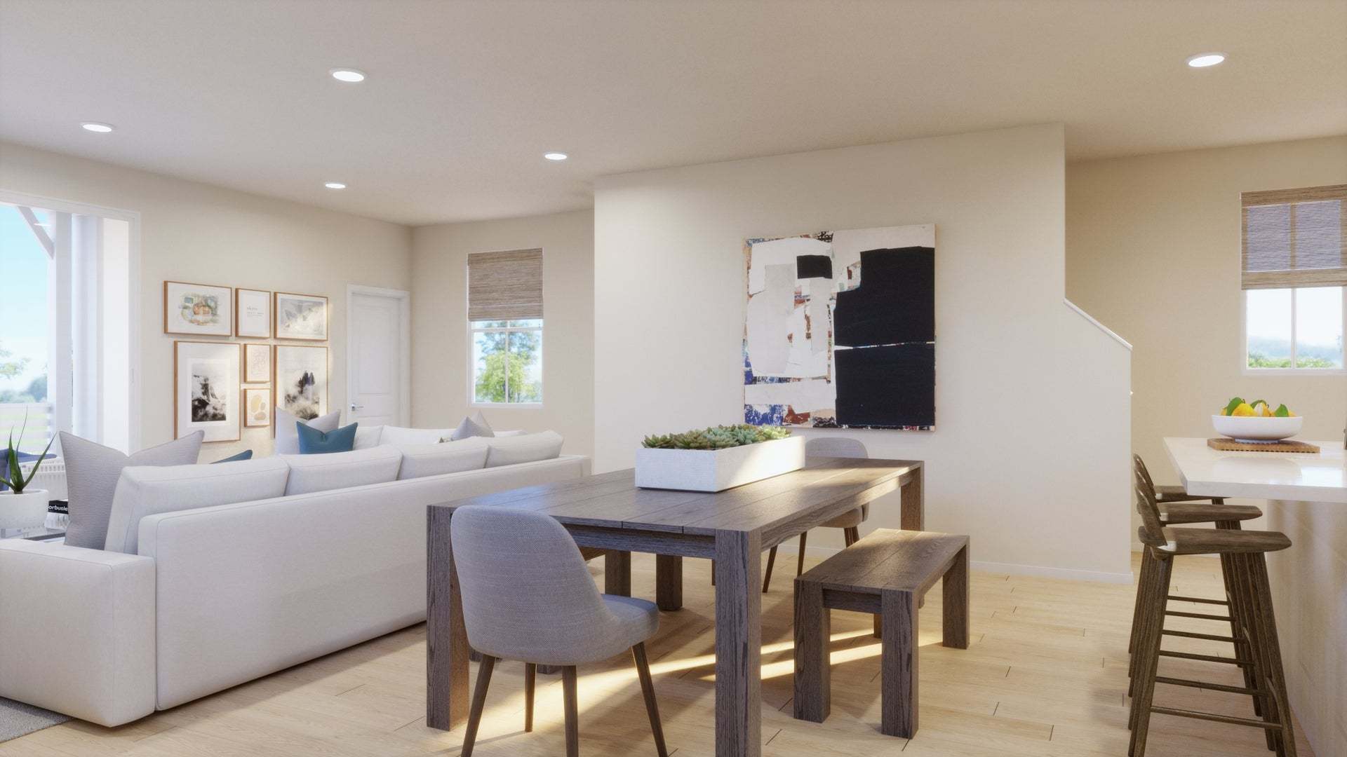 Bloom at Florita | Plan 3 | Dining Room | Rendering