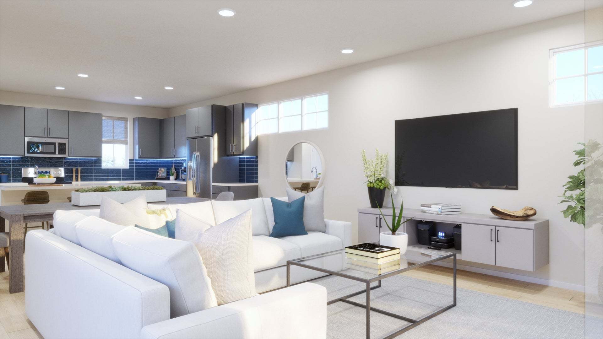Bloom at Florita | Plan 3 | Great Room | Rendering