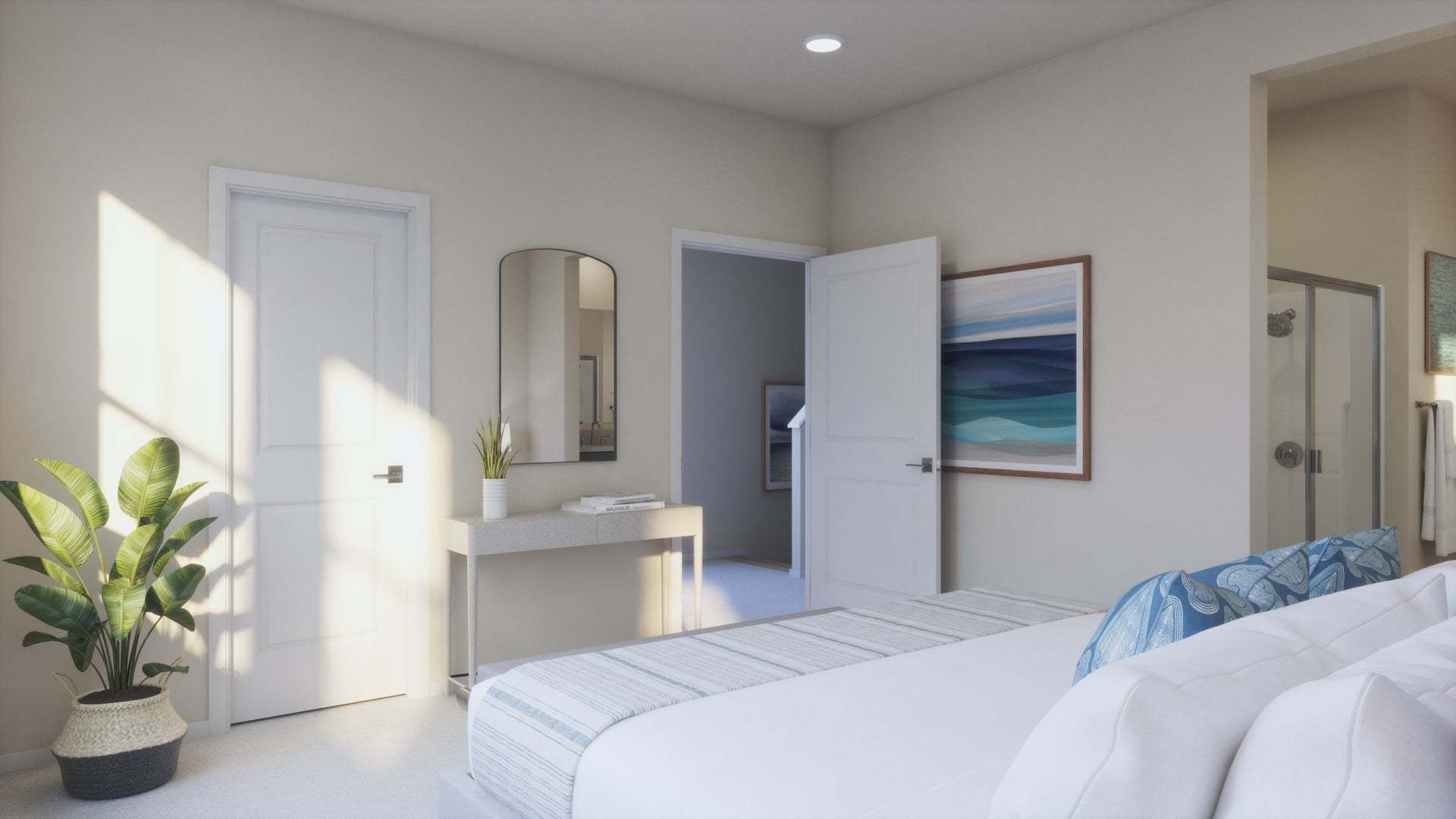 Bloom at Florita | Plan 3 | Primary Bedroom | Rendering