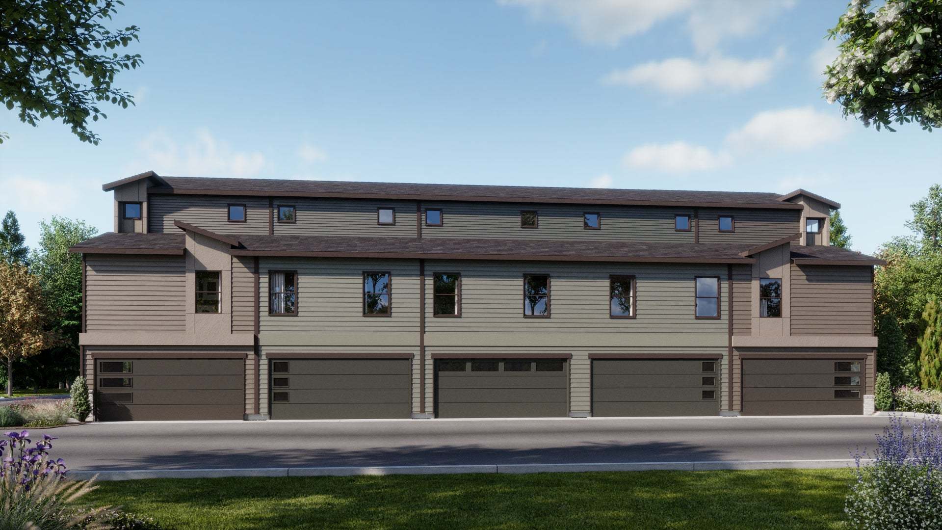 Hillcrest Creek by Trumark Homes | Plan B | Rear Elevation Rendering
