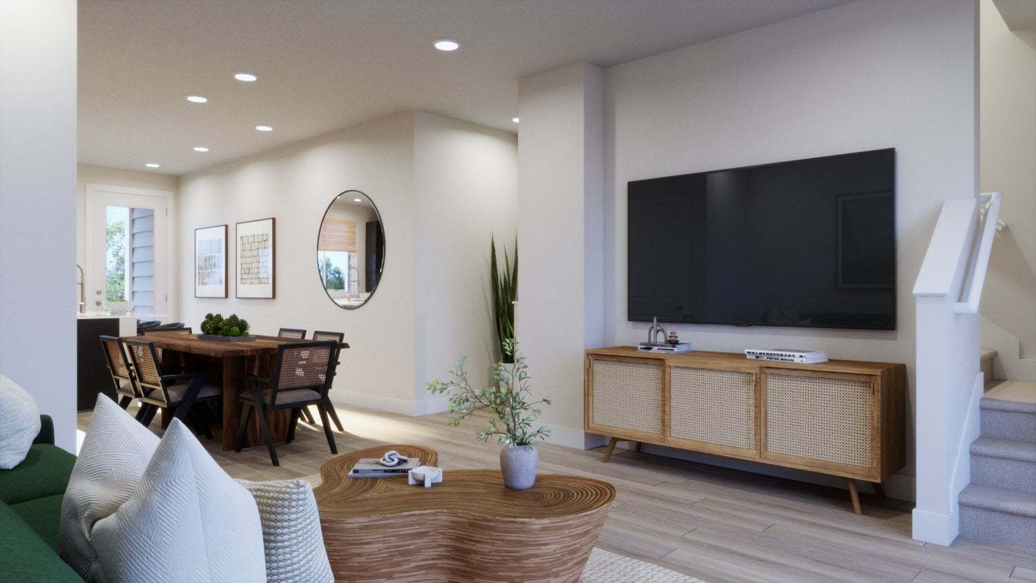 Berkeley Villas in Denver | Virtual Rendering | Plan 1 | Great Room