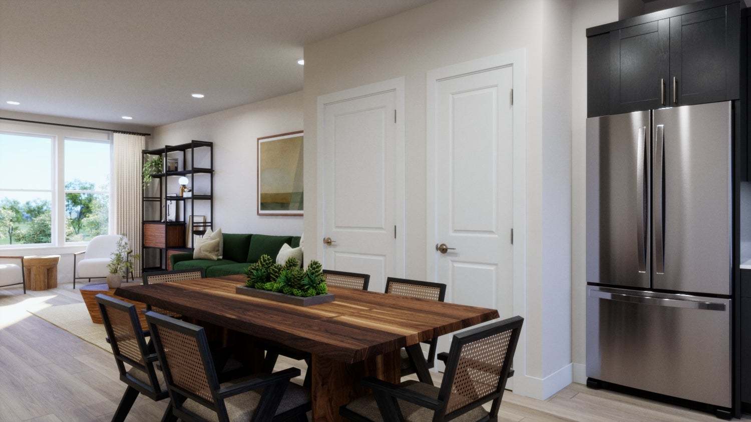 Berkeley Villas in Denver | Virtual Rendering | Plan 1 | Kitchen Dining