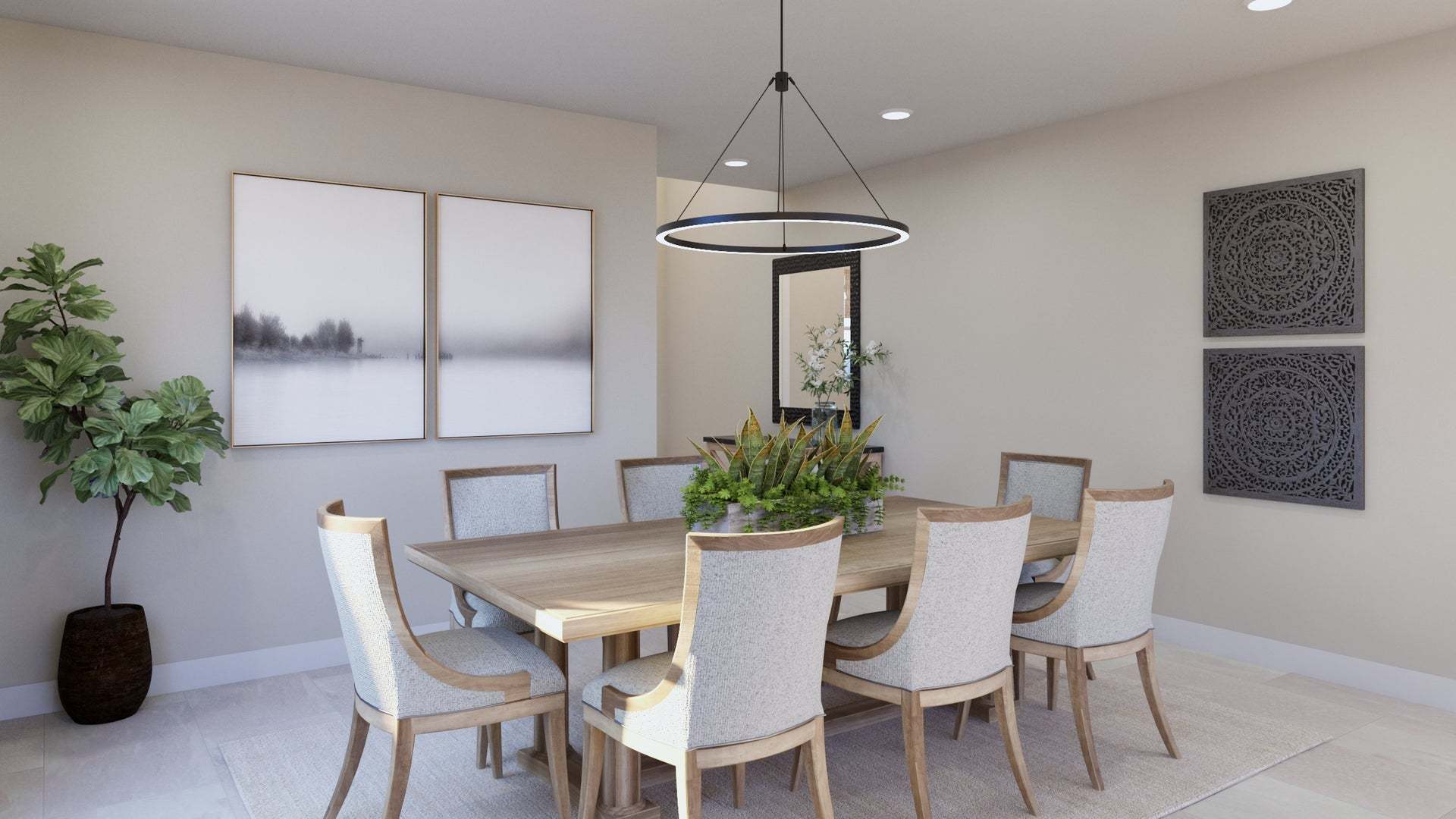 Lyra at Elaris | Plan 1 | Dining Room | Interior Rendering