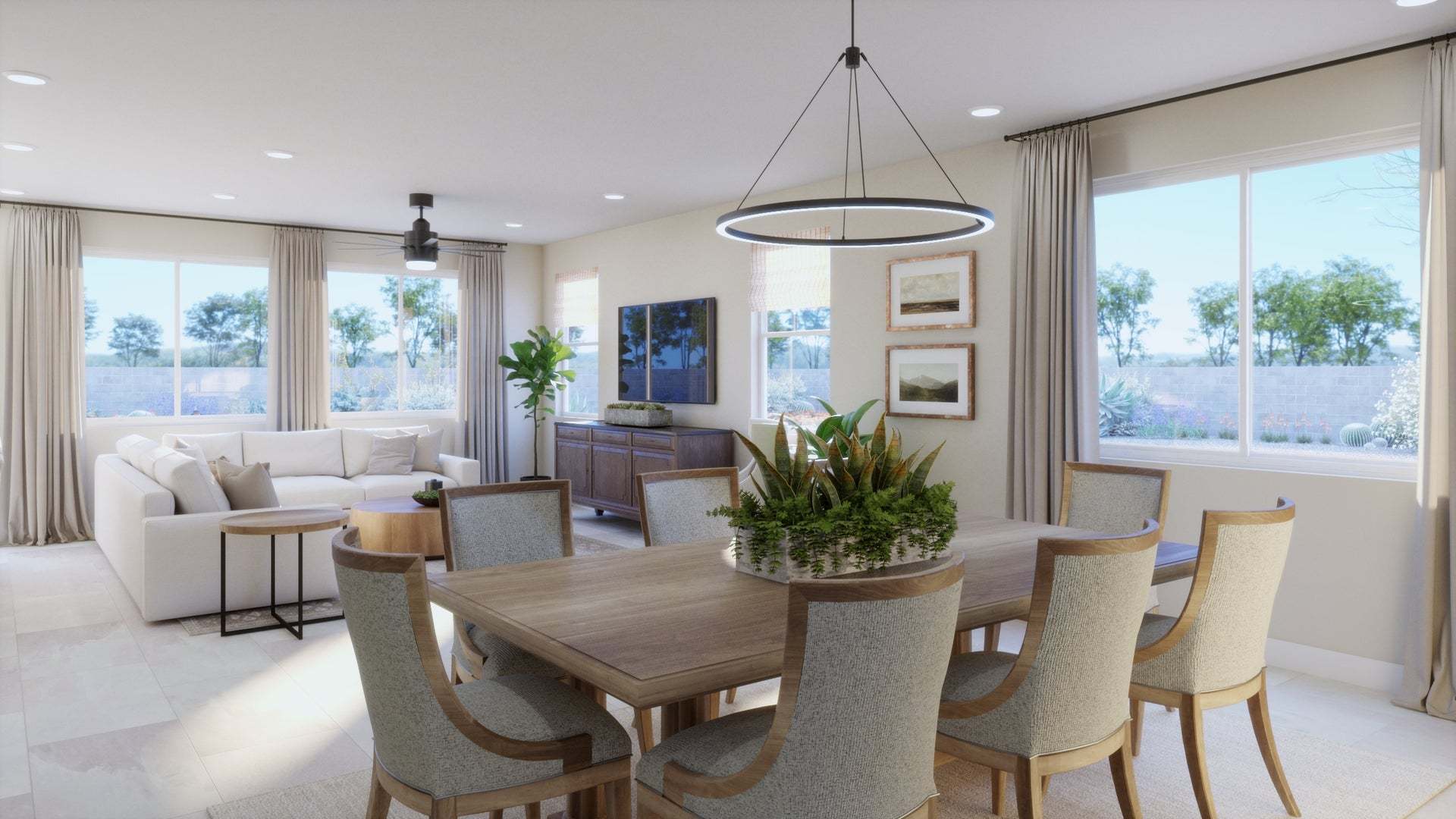 Lyra at Elaris | Plan 1 | Dining Room | Interior Rendering