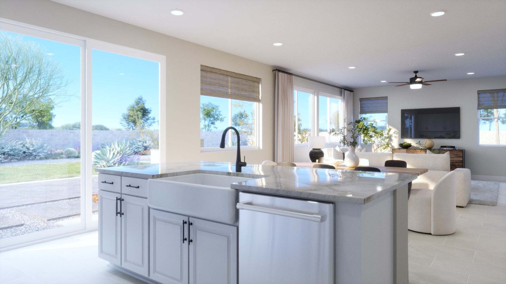 Lyra at Elaris | Plan 2 | Kitchen | Interior Rendering