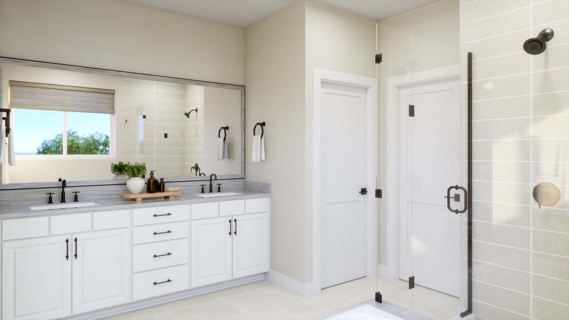 Lyra at Elaris | Plan 2 | Primary Bathroom | Interior Rendering