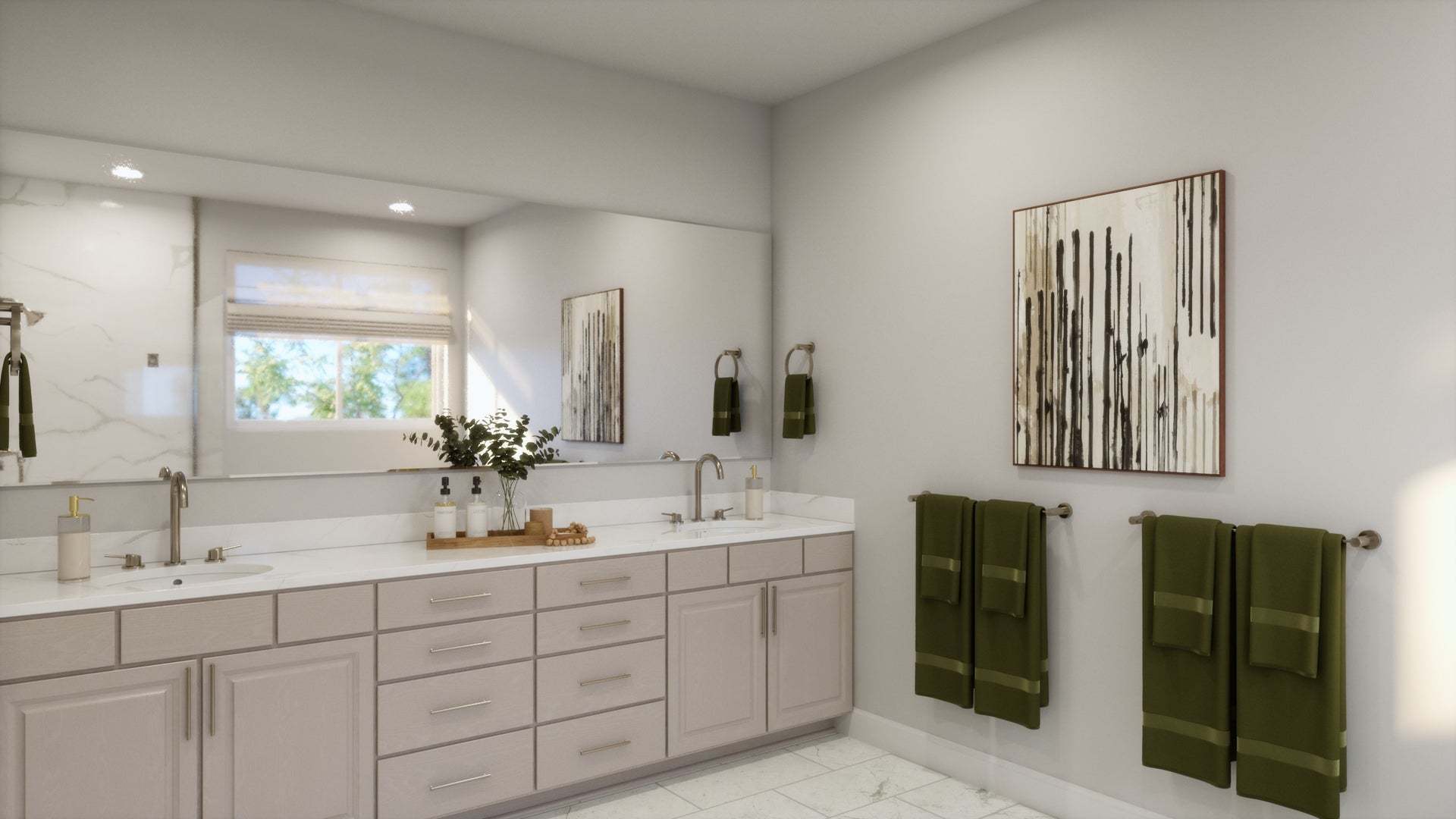 Lyra at Elaris | Plan 3 | Primary Bathroom | Interior Rendering