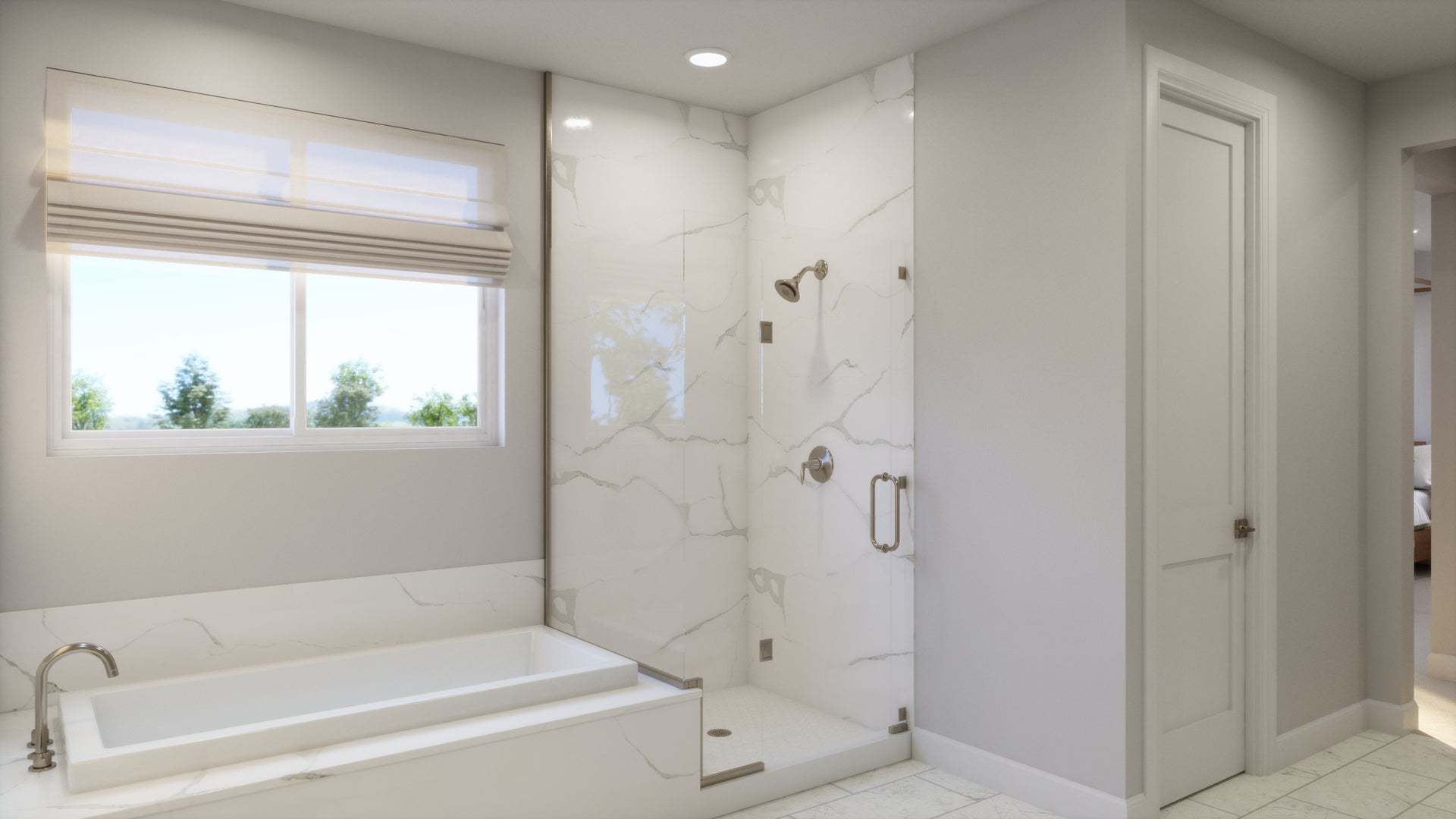 Lyra at Elaris | Plan 3 | Primary Bathroom | Interior Rendering