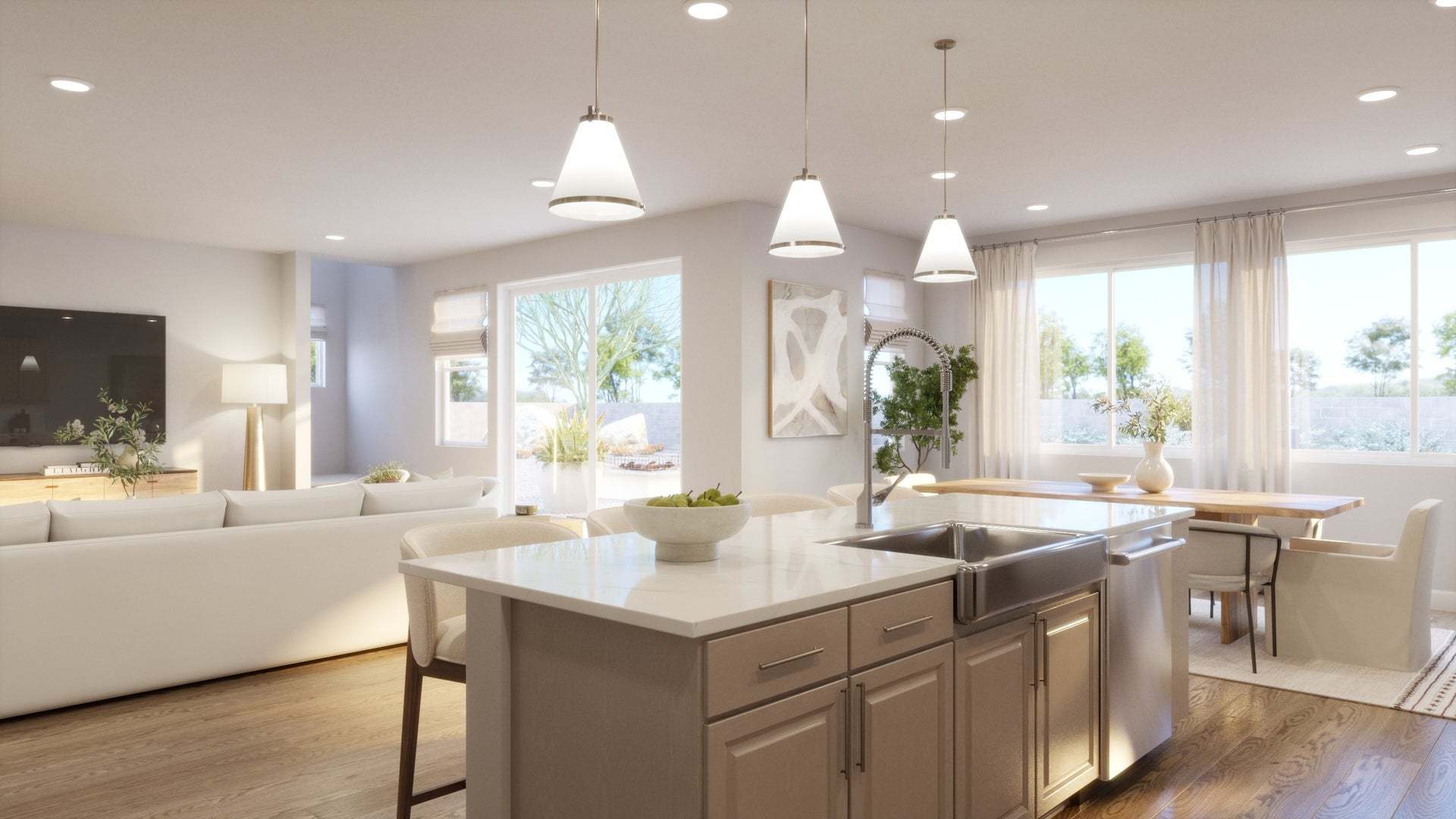 Lyra at Elaris | Plan 3 | Kitchen | Interior Rendering