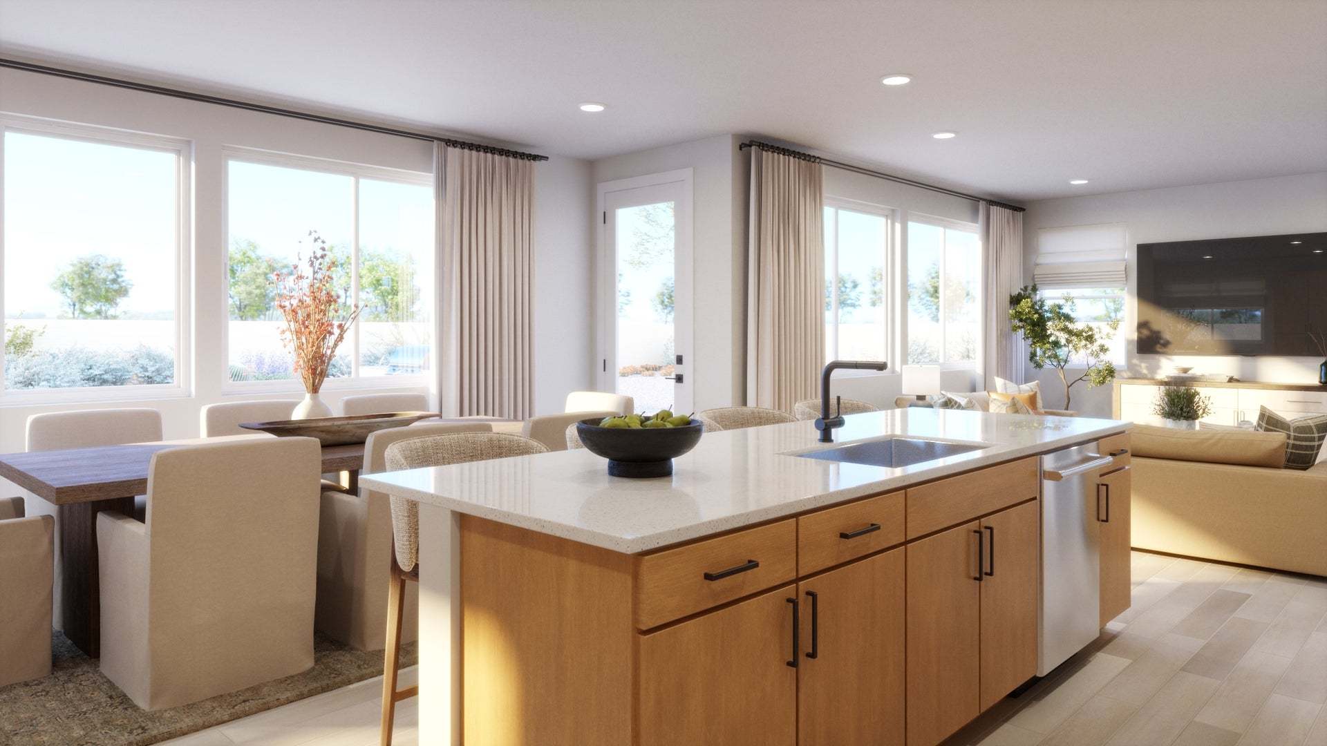 Aria at Elaris | Plan 1 | Kitchen | Interior Rendering