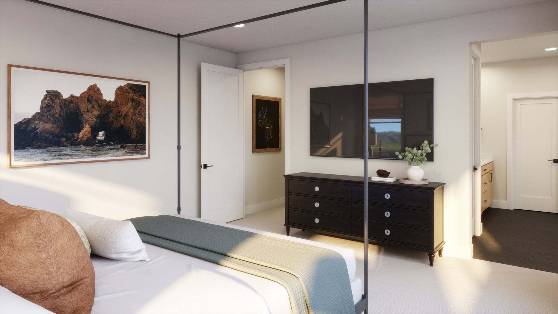 Aria at Elaris | Plan 1 | Primary Bedroom | Interior Rendering