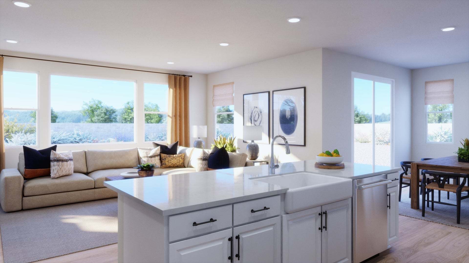 Aria at Elaris | Plan 2 | Kitchen | Interior Rendering