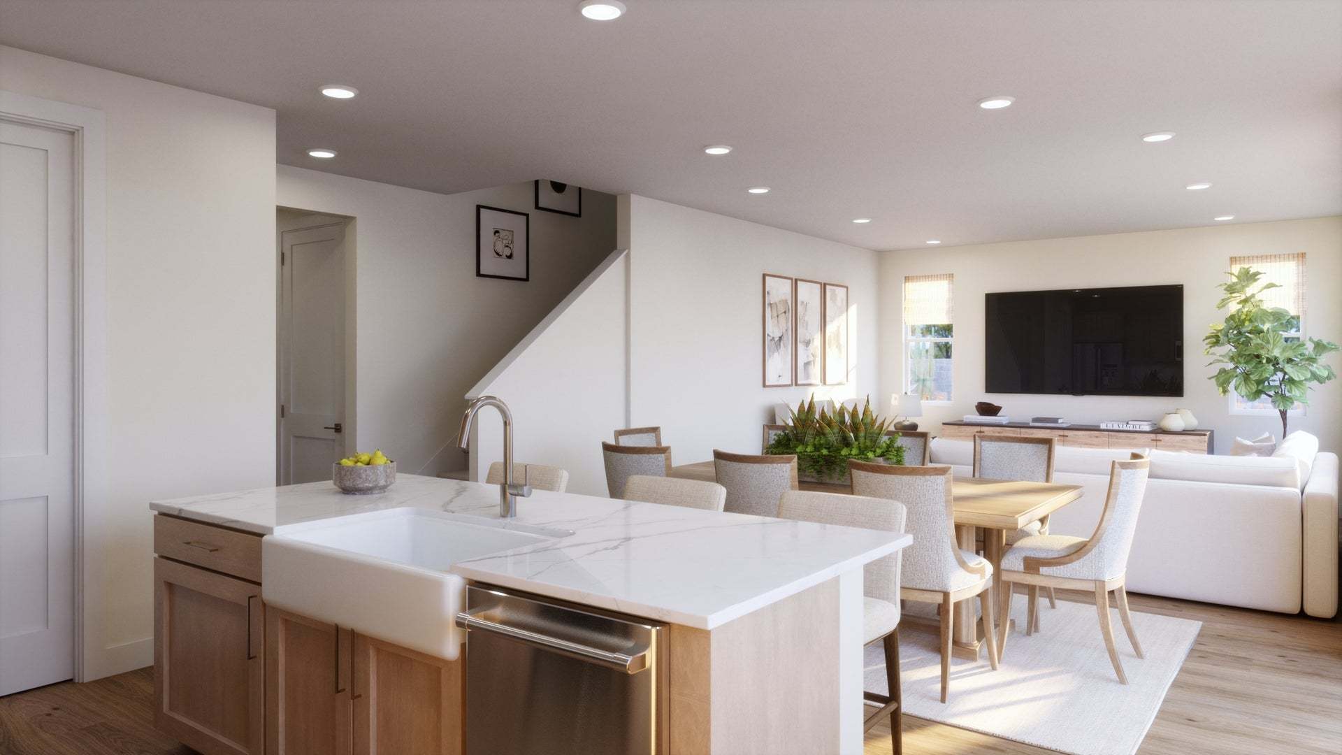 Aria at Elaris | Plan 3 | Kitchen | Interior Rendering