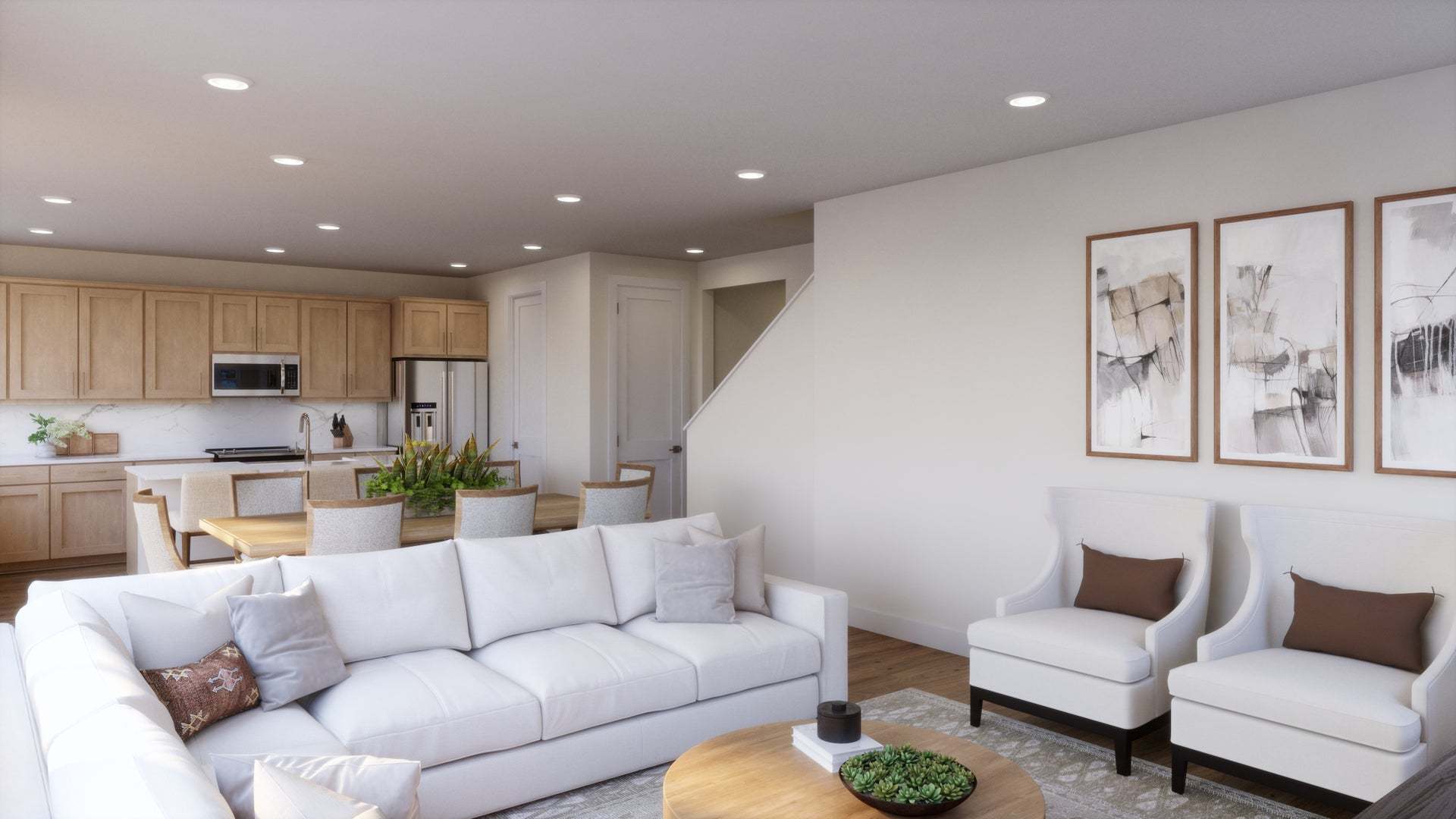 Aria at Elaris | Plan 3 | Great Room | Interior Rendering