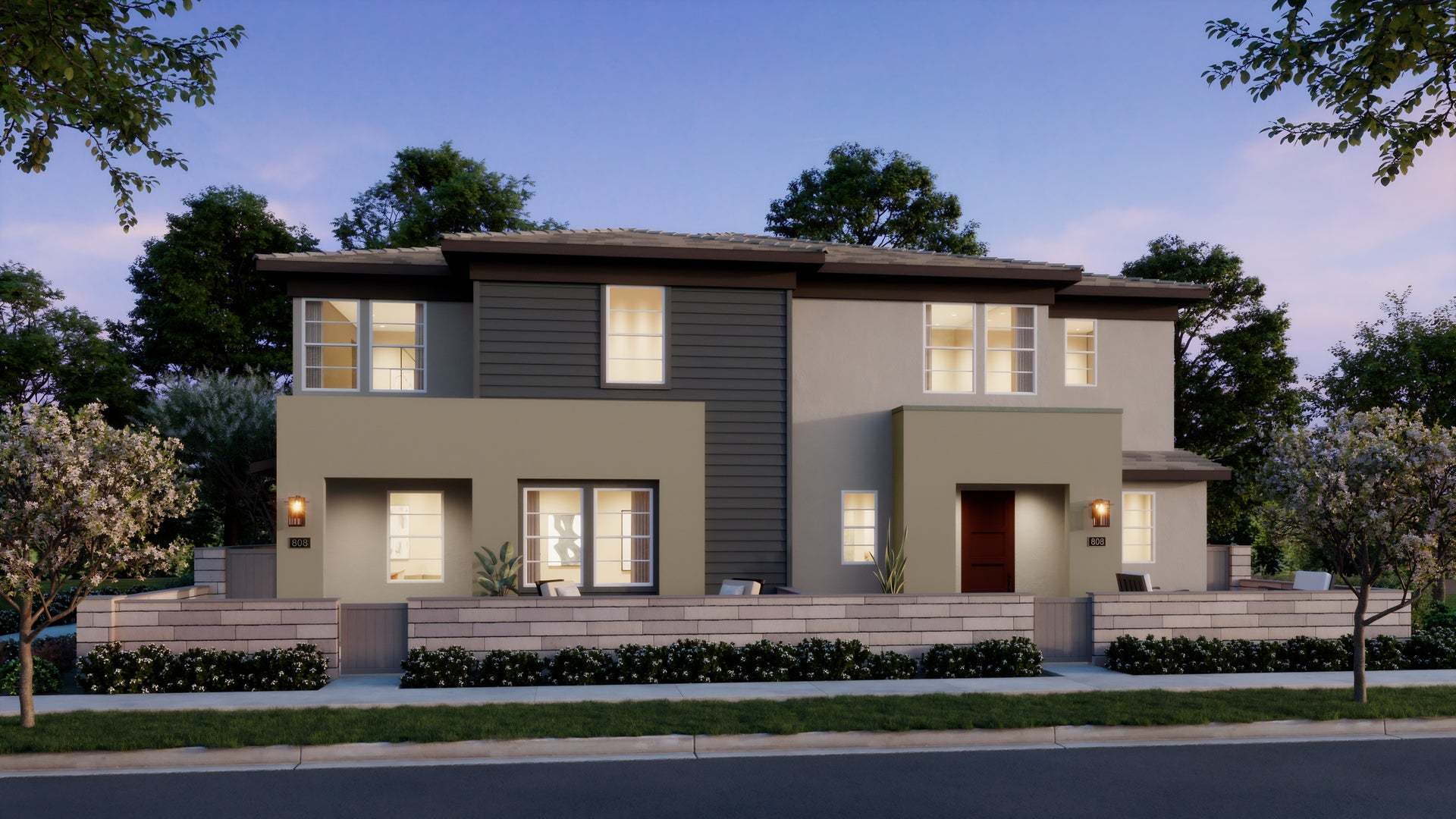Sunflower at Rienda | Plans 1 & 3 | Prairie | Standard Exterior | Rendering