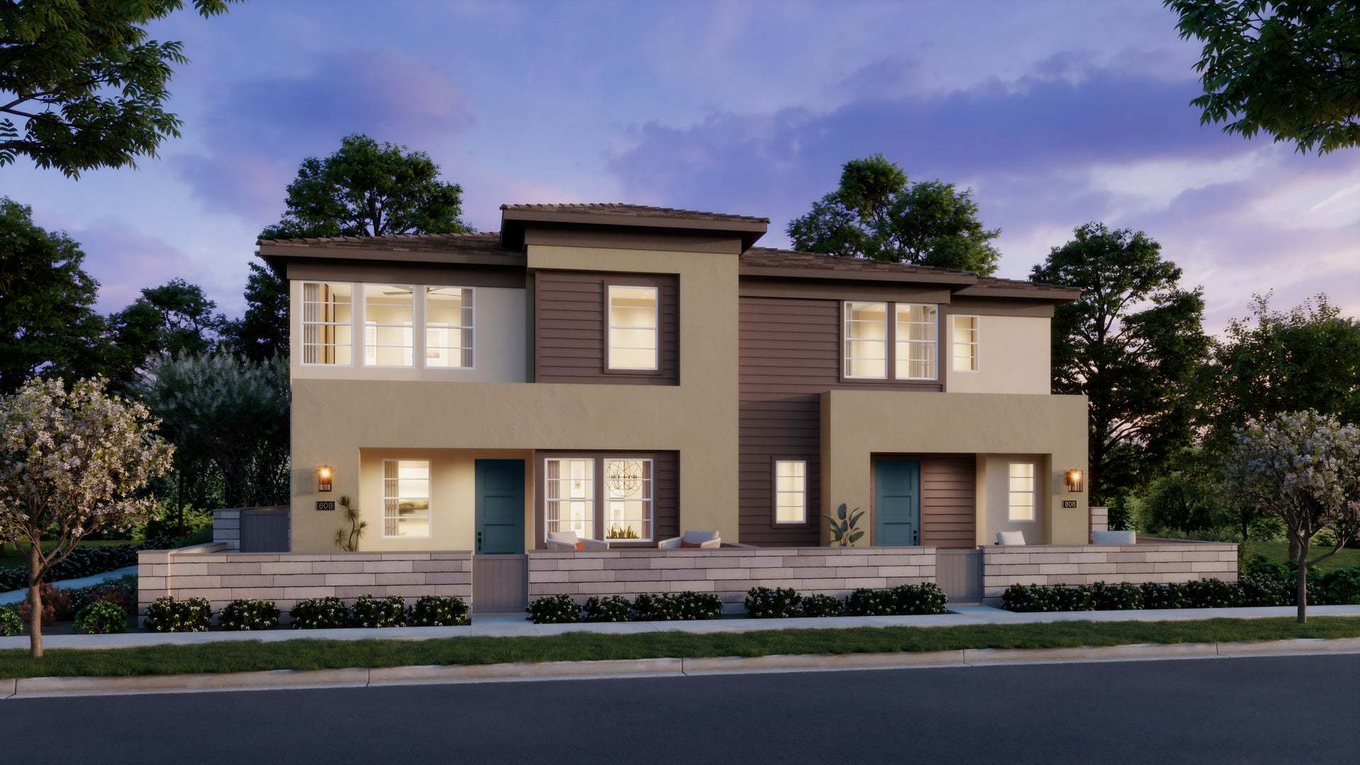 Sunflower at Rienda | Plans 2 & 4 | Prairie | Standard Exterior | Rendering