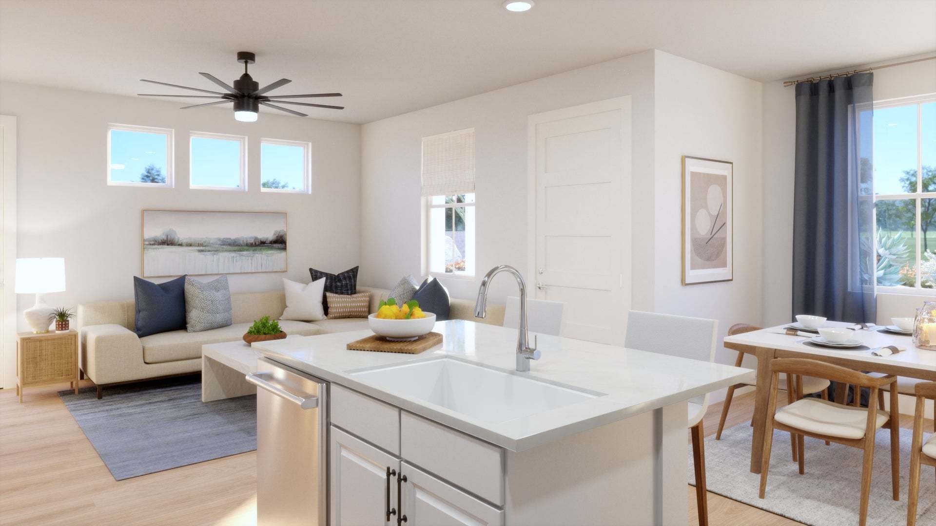 Sunflower at Rienda | Plan 4 | Interior Rendering | Kitchen