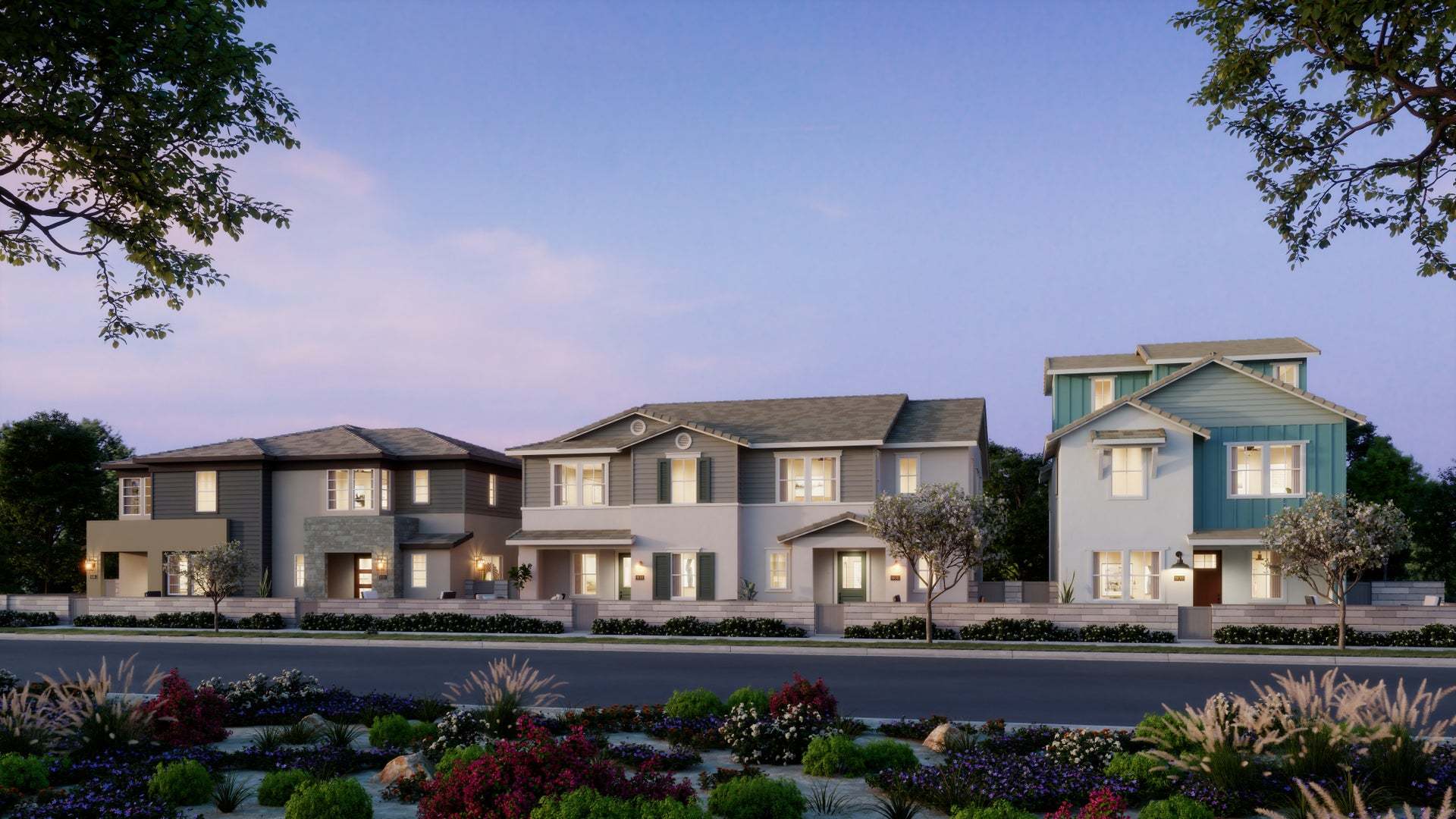 Sunflower at Rienda | Exterior Rendering | Rancho Mission Viejo,CA