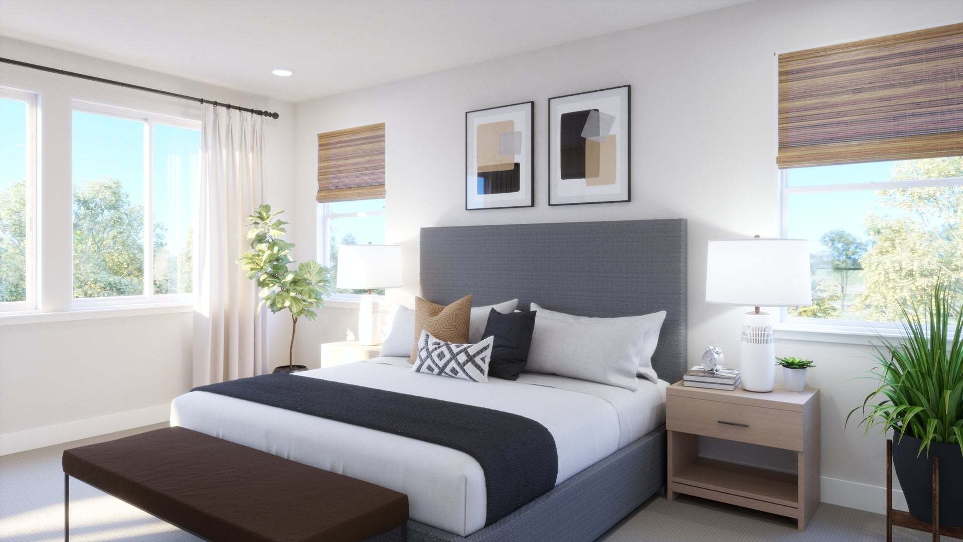Osprey at Tanterra by Trumark Homes | Knoll |  Virtually Rendered Primary Bedroom