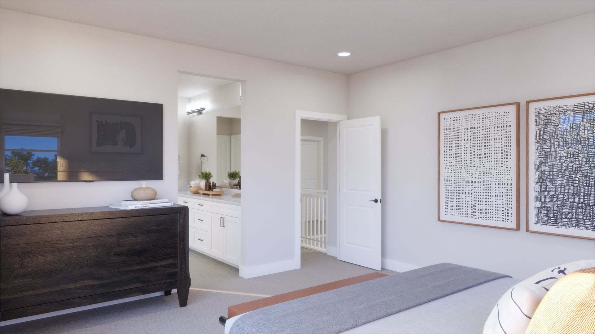 Osprey at Tanterra by Trumark Homes | Knoll |  Virtually Rendered Primary Bedroom
