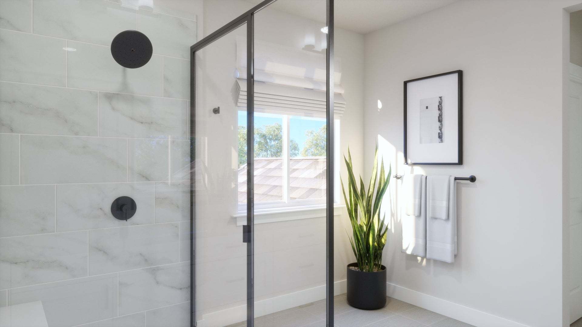 Osprey at Tanterra by Trumark Homes | Knoll |  Virtually Rendered Primary Bathroom
