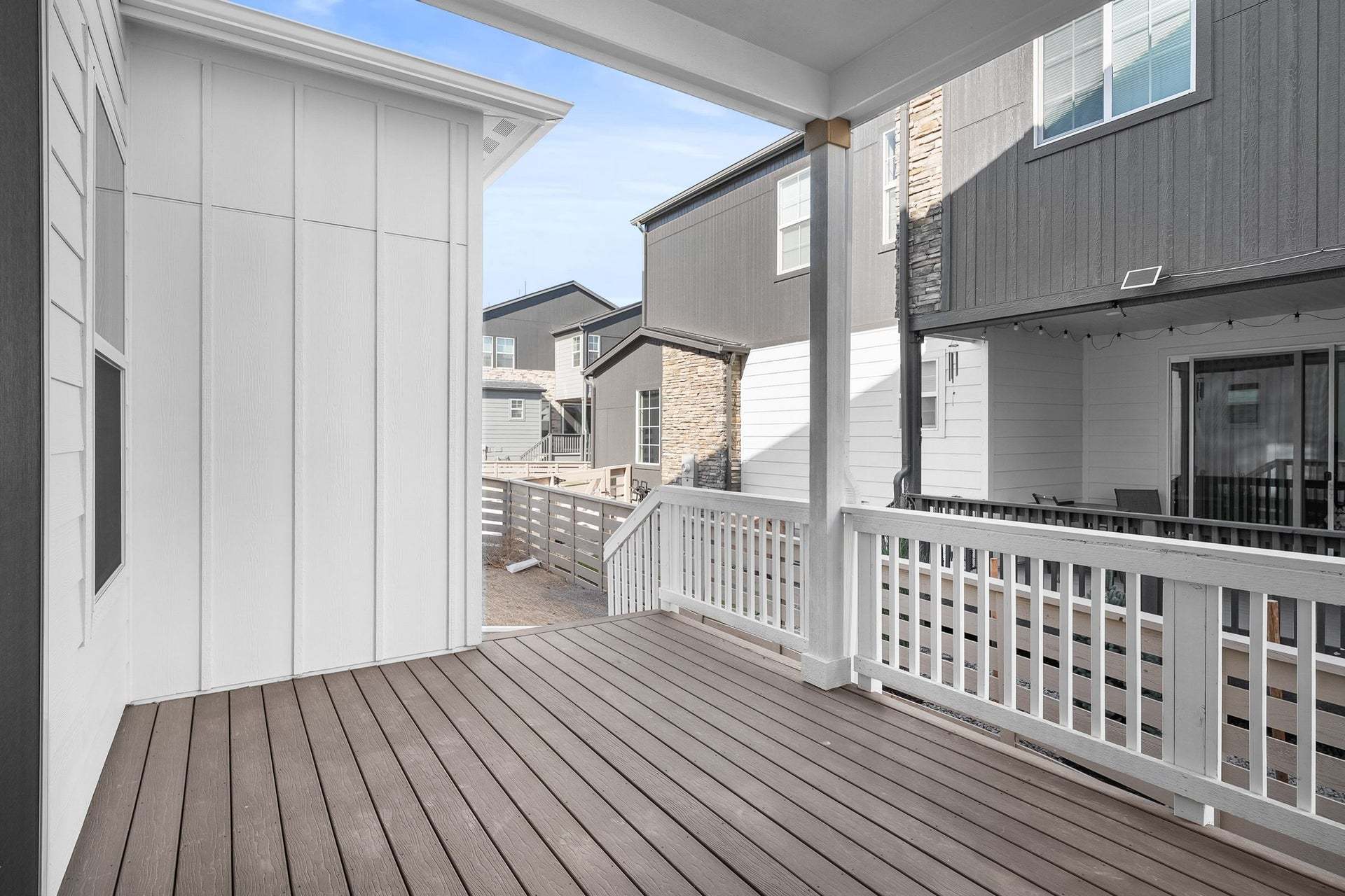 Duet at Sterling Ranch | Plan 1 | Covered Patio |Representative Photo