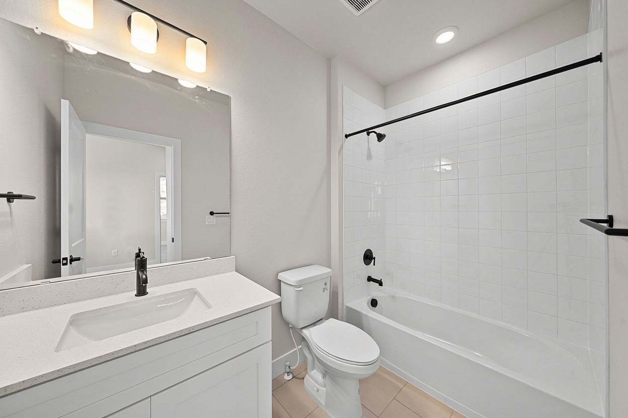 Duet at Sterling Ranch | Plan 1 | Secondary Bathroom | Representative Photo