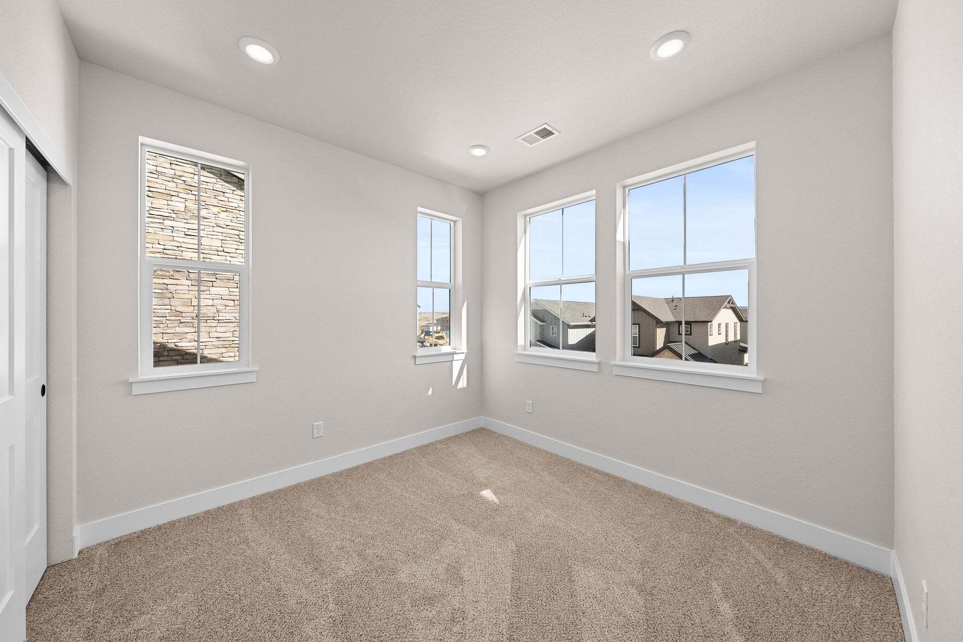 Duet at Sterling Ranch | Plan 1 | Secondary Bedroom| Representative Photo