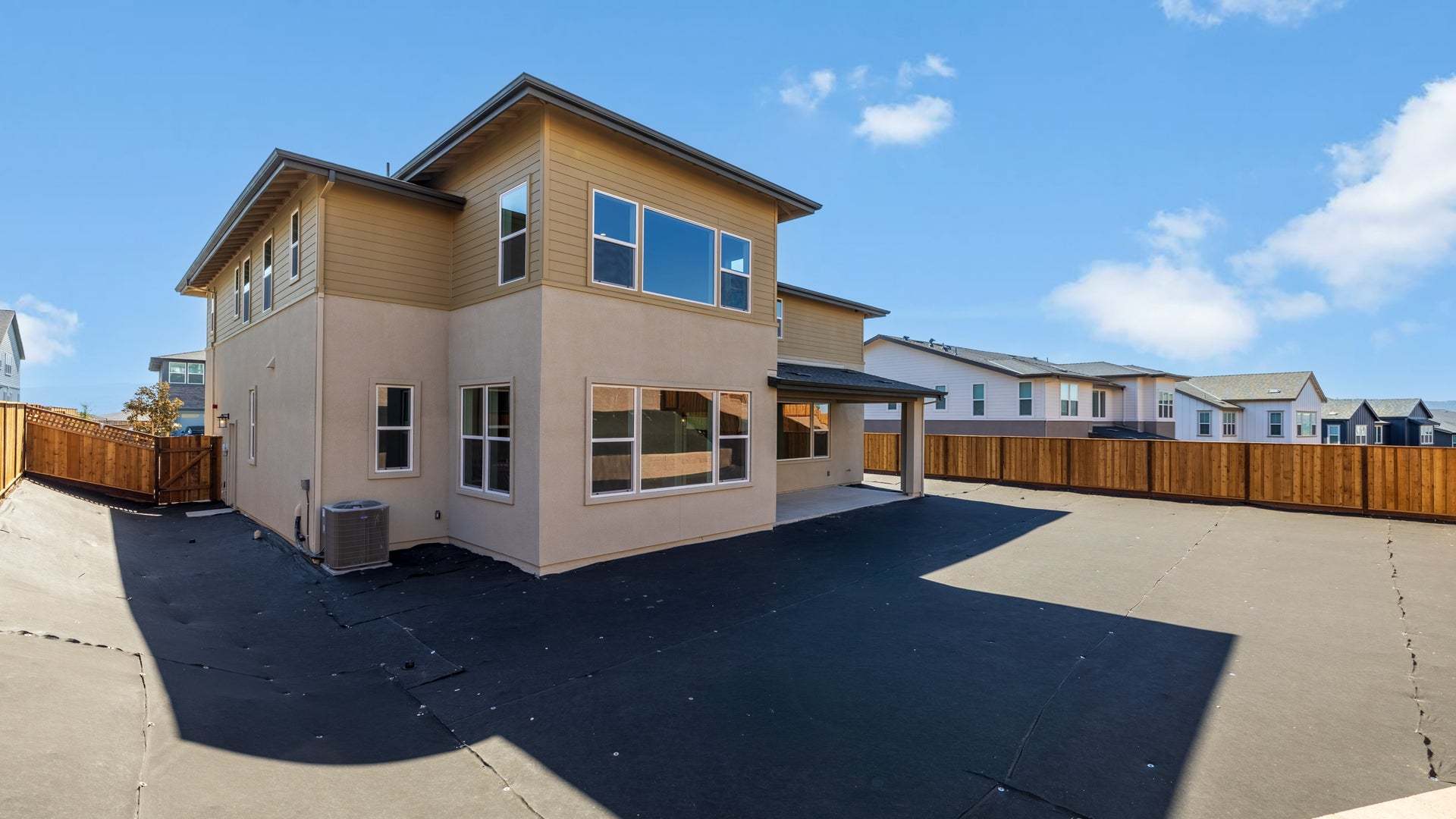 Orchid at Francis Ranch by Trumark Homes I Lot 90 I Backyard