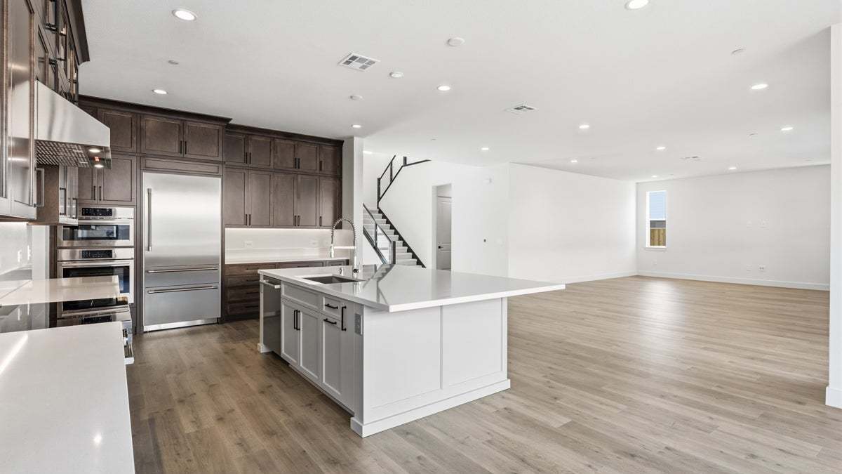 Orchid at Francis Ranch by Trumark Homes I Lot 90 I Kitchen and Great Room