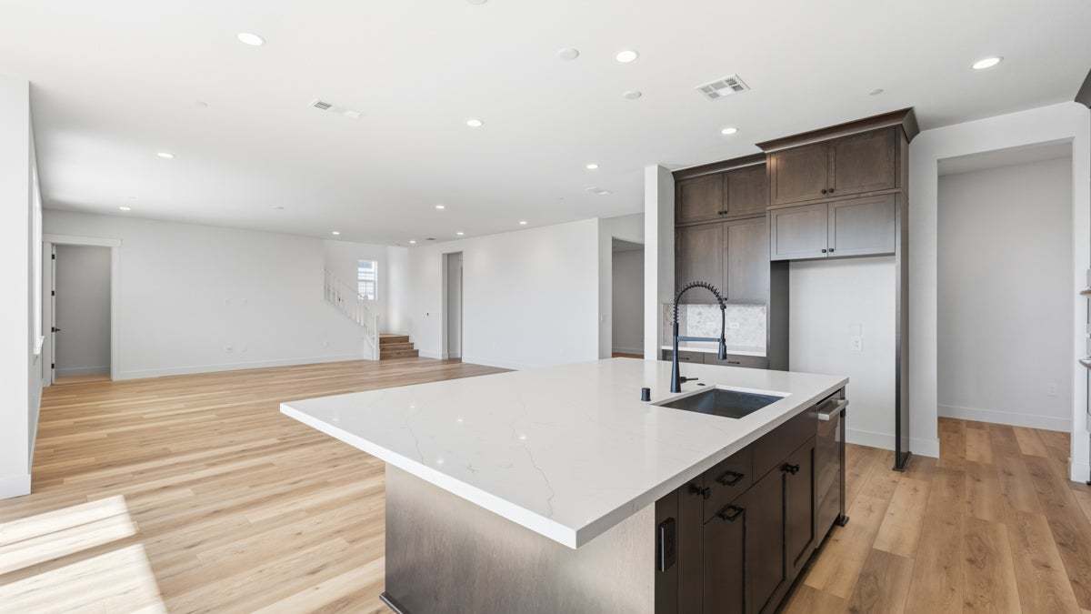 Orchid at Francis Ranch by Trumark Homes I Lot 77 I Kitchen and Great Room