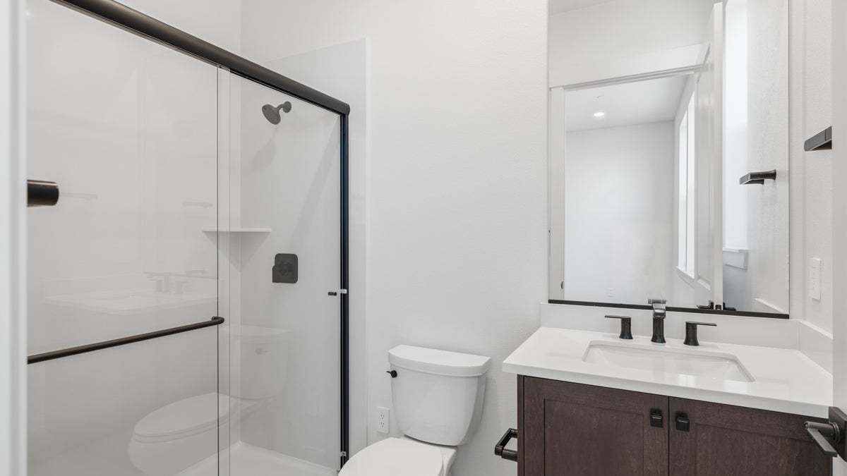 Orchid at Francis Ranch by Trumark Homes I Lot 77 I First Floor Bathroom