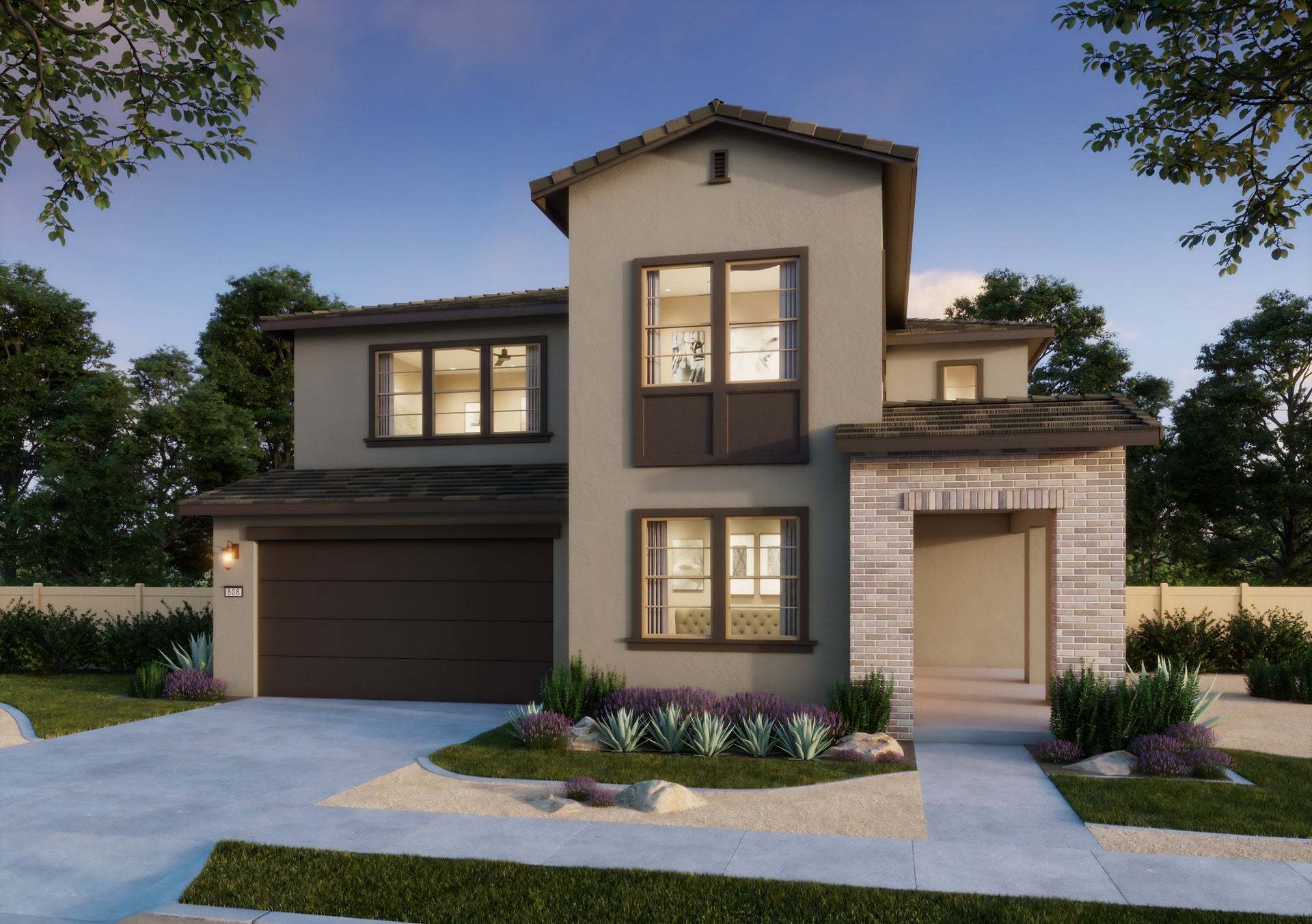Driftwood at Ocean Breeze | Plan 1 | Elevation G | Ranch | Exterior Rendering