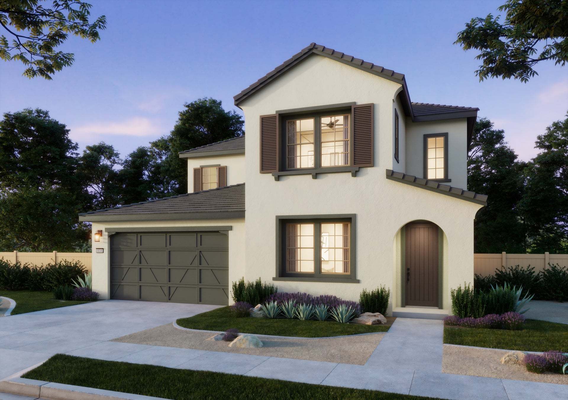 Driftwood at Ocean Breeze | Plan 2 | Elevation D | Cottage | Exterior Rendering