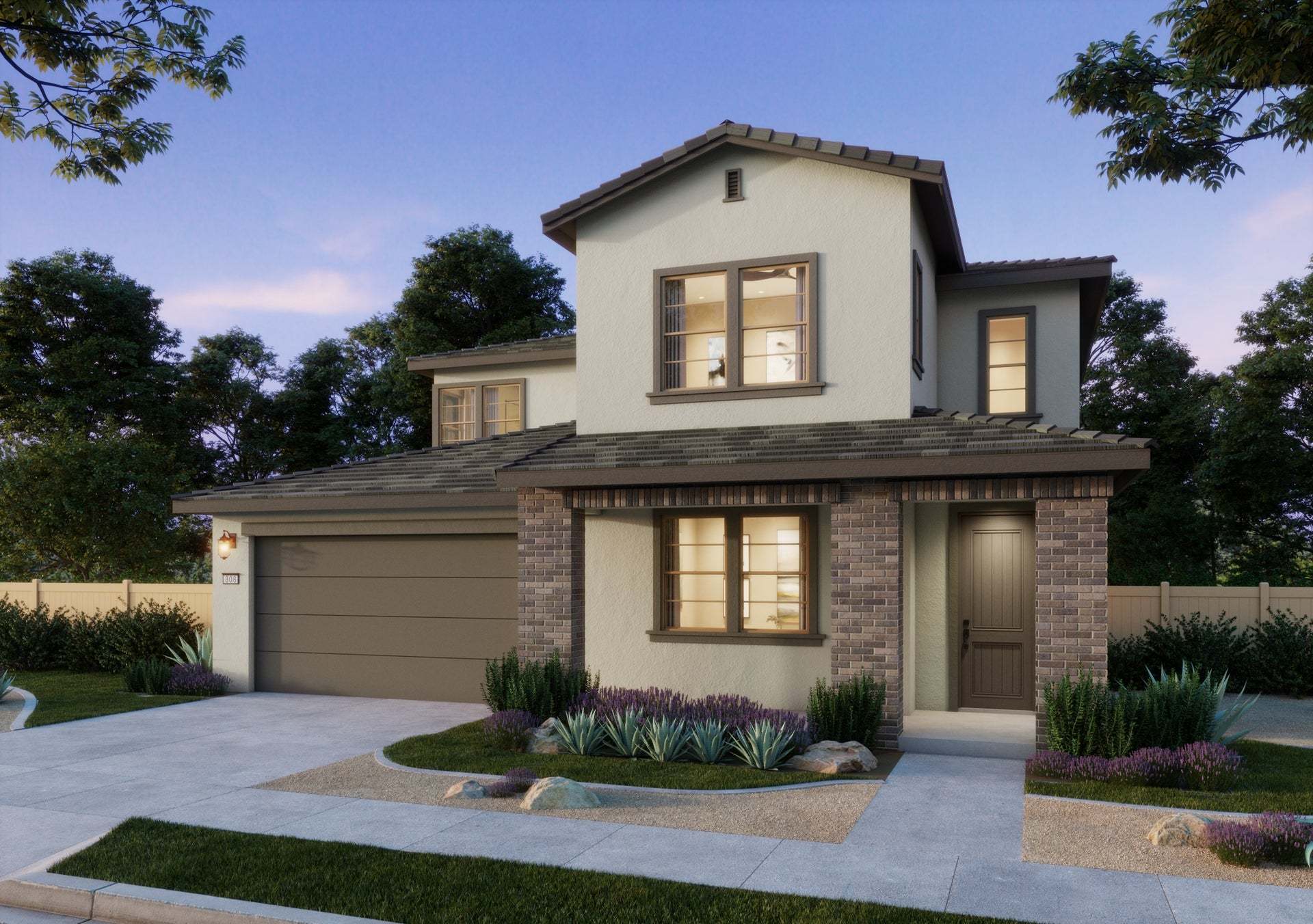 Driftwood at Ocean Breeze | Plan 2 | Elevation G | Ranch | Exterior Rendering