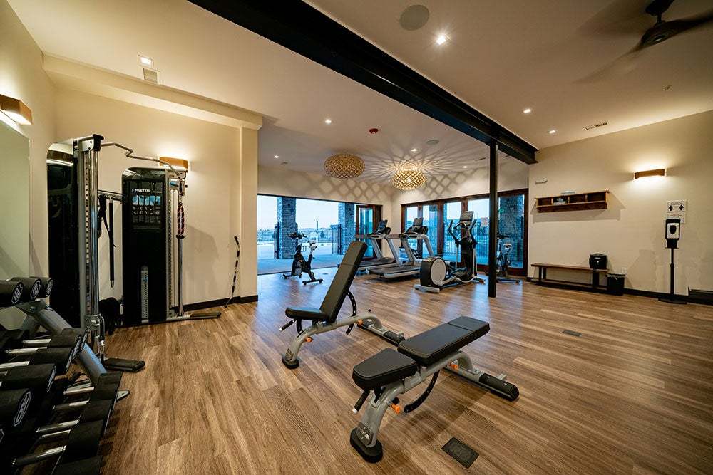 Trumark Homes at Sterling Ranch | The Overlook Clubhouse | Gym | Littleton, CO