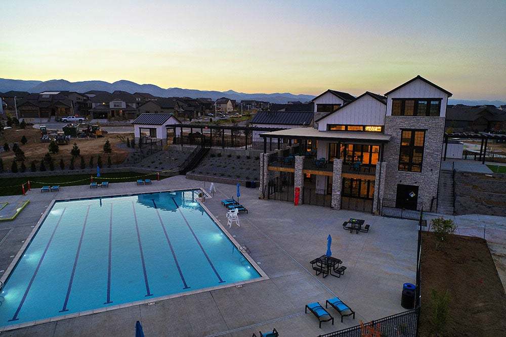 Harmony Collection by Trumark Homes at Sterling Ranch | Pool | Littleton, CO