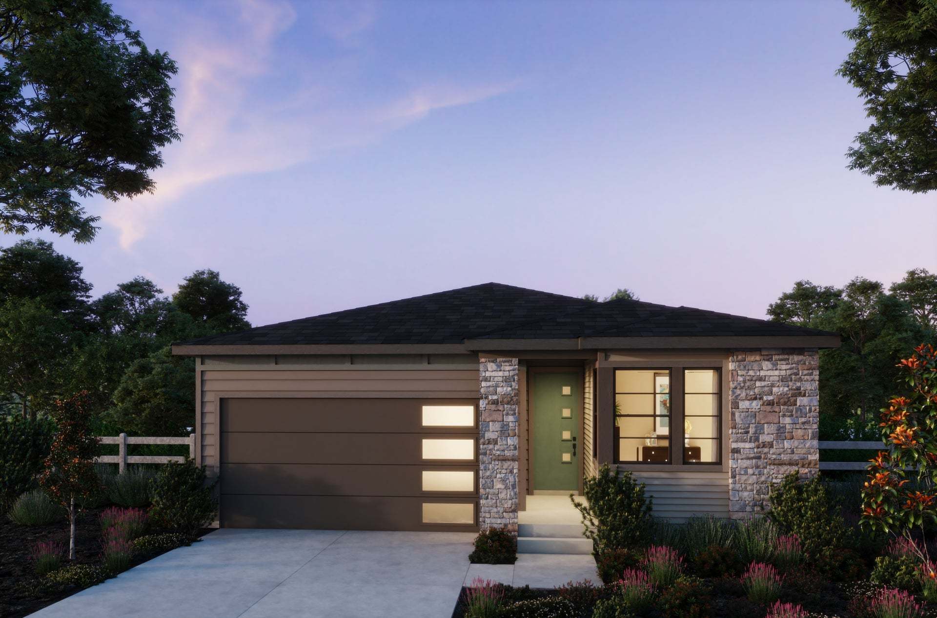 Harmony by Trumark Homes at Sterling Ranch | Plan 2 | Modern Prairie