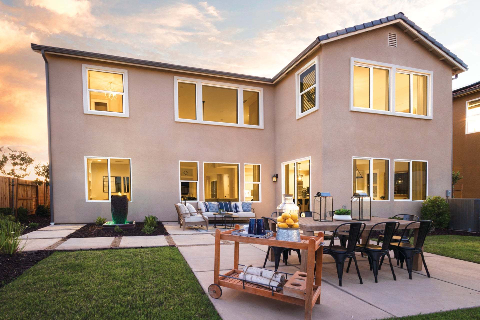 Artisan Riverstone | Davis Model | Backyard