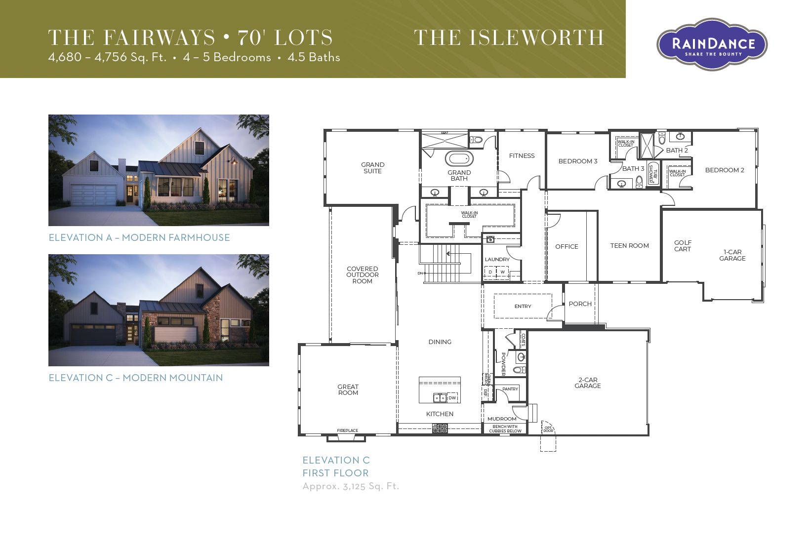The Isleworth Floor Plan