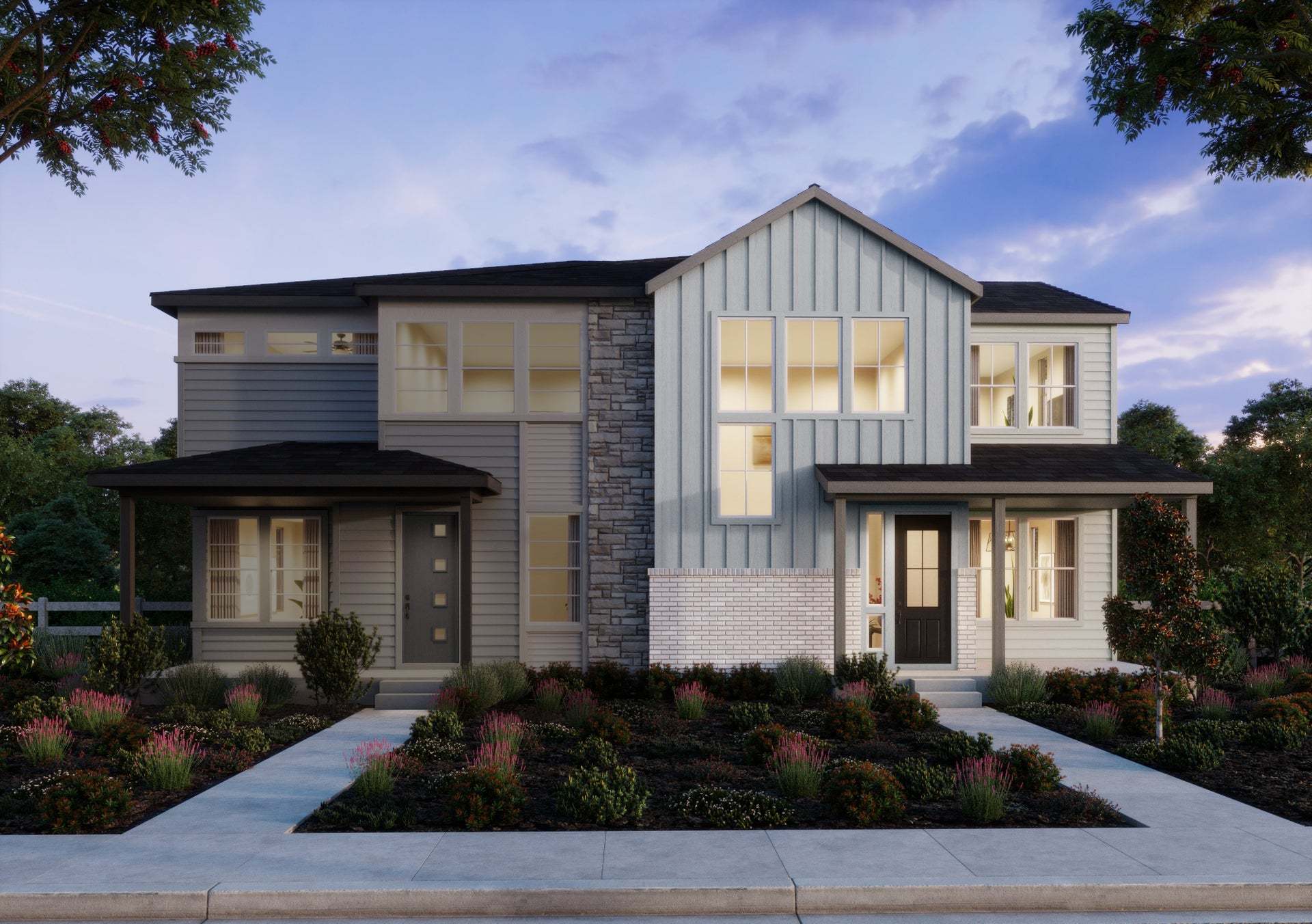 Duet Collection by Trumark Homes at Sterling Ranch | Plan 1 Colorado Farmhouse