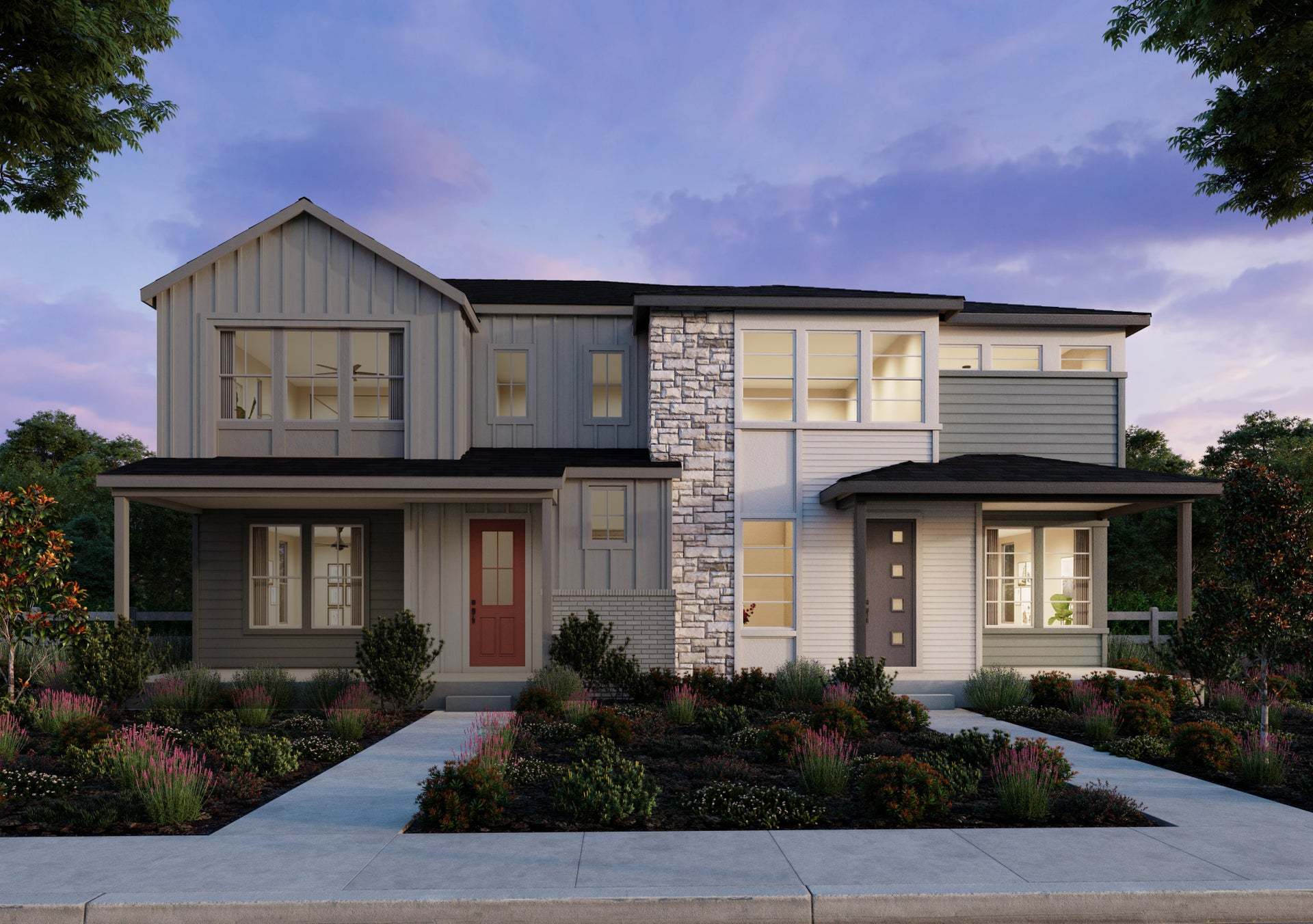Duet Collection by Trumark Homes Sterling Ranch | Plan 3 Colorado Prairie